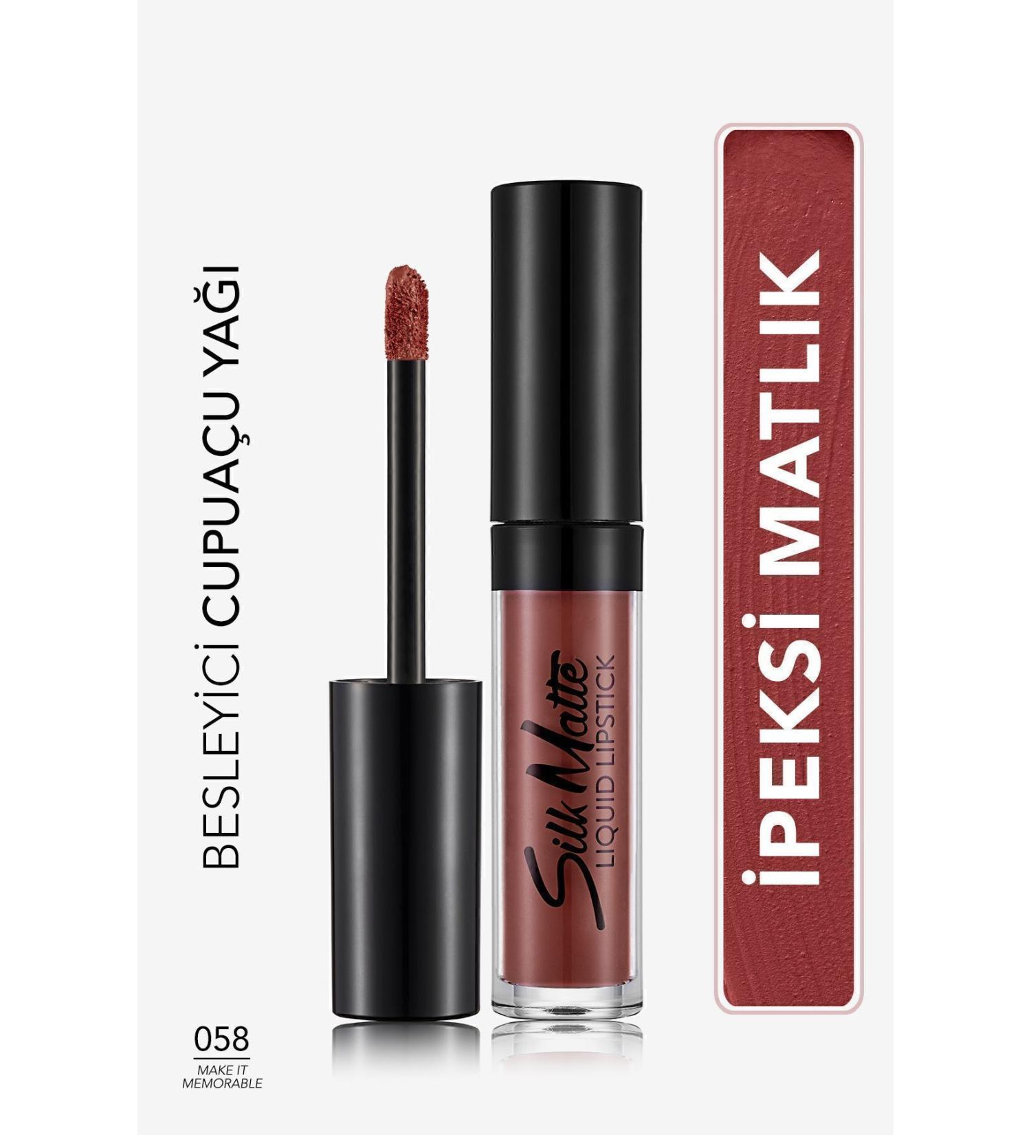 Flormar Silk Matte High Pigment & Matte Finish Moisturizing Liquid Lipstick - Buy Online on GoSupps.com