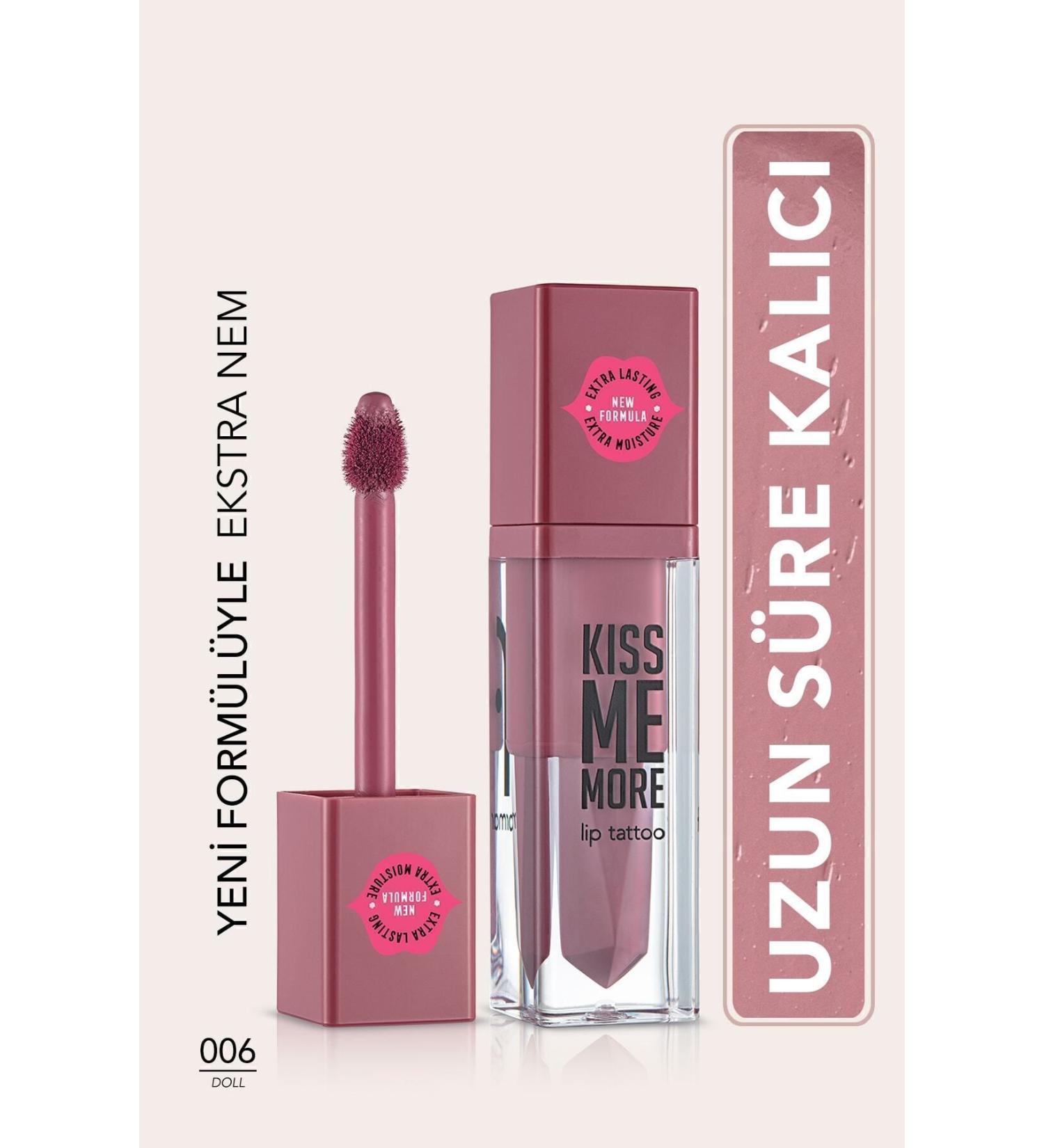 Flormar Long Lasting Matte Lipstick - Kiss Me More-006 Doll-8682536040679 - Buy Online on GoSupps.com
