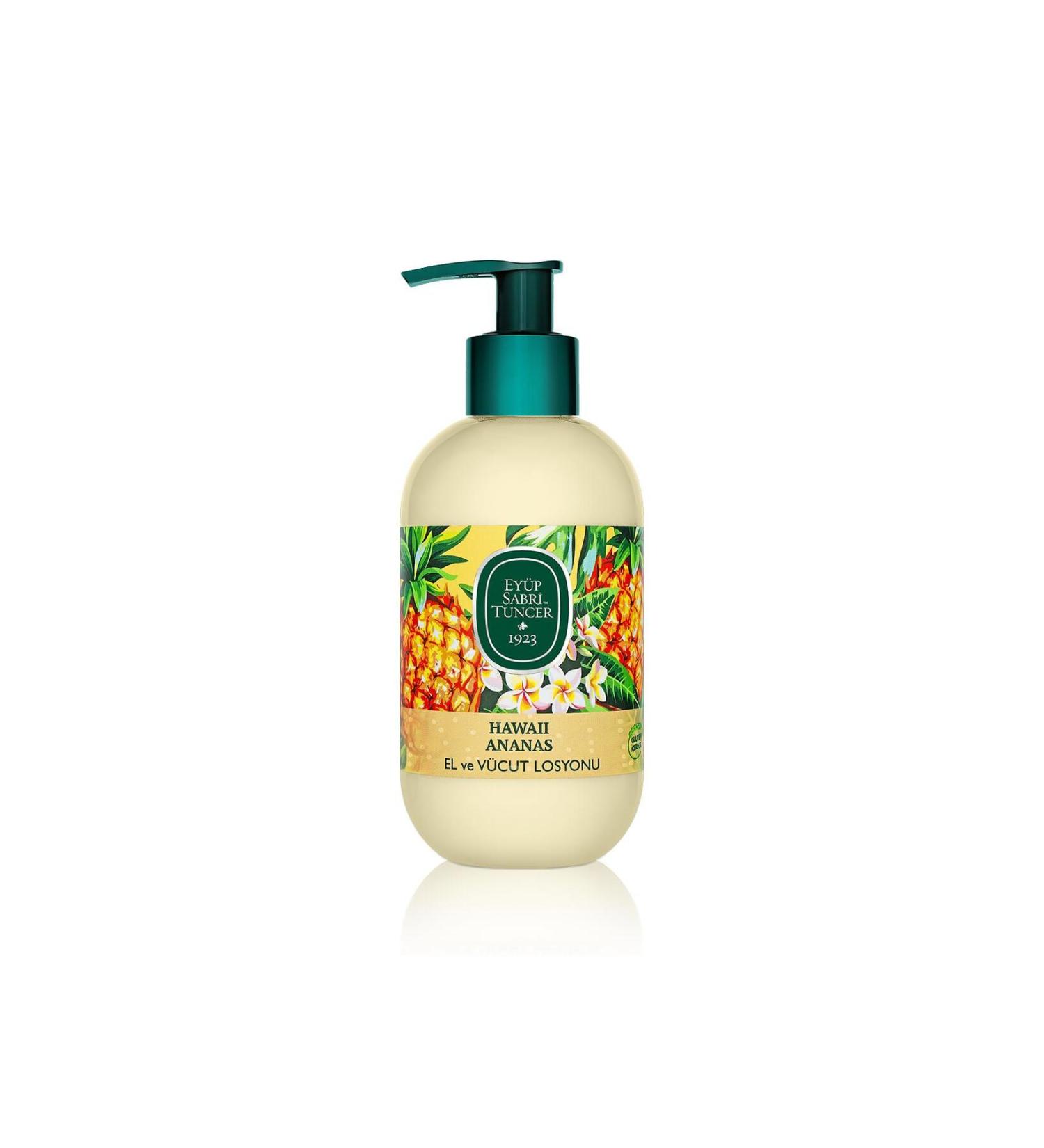 Ey p Sabri Tuncer Hawaii Pineapple Natural Olive Oil Hand and Body Lotion 280 Ml