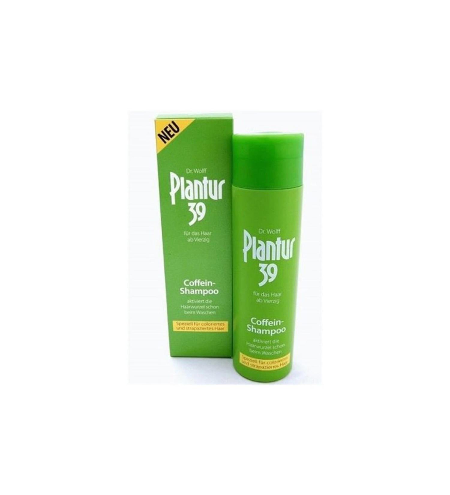 PLANTUR 39 Shampoo for Dyed and Stressed Hair Caffeine Shampoo 250 ml