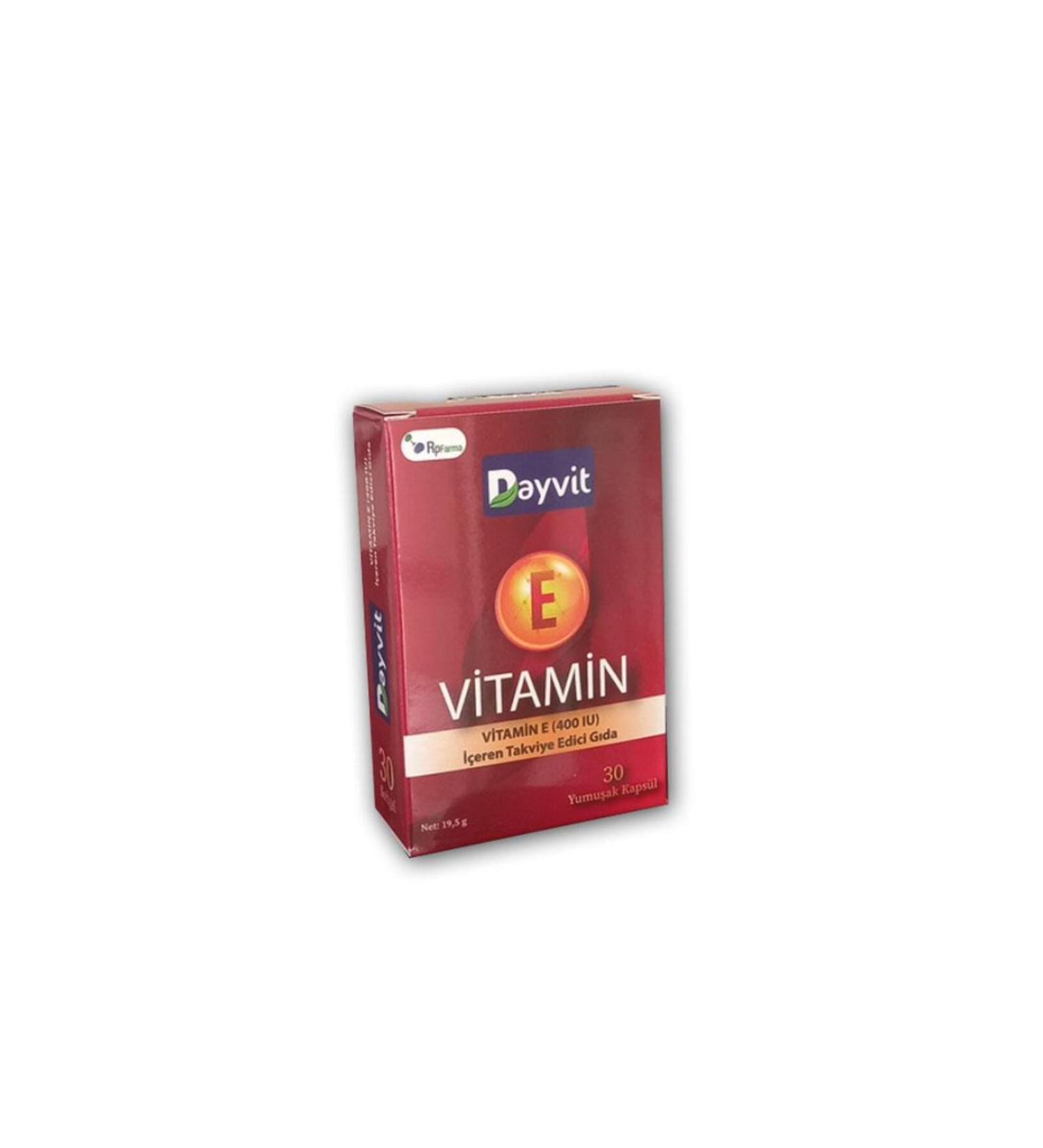 Dayvit Vitamin E 400 Iu 30 Capsules