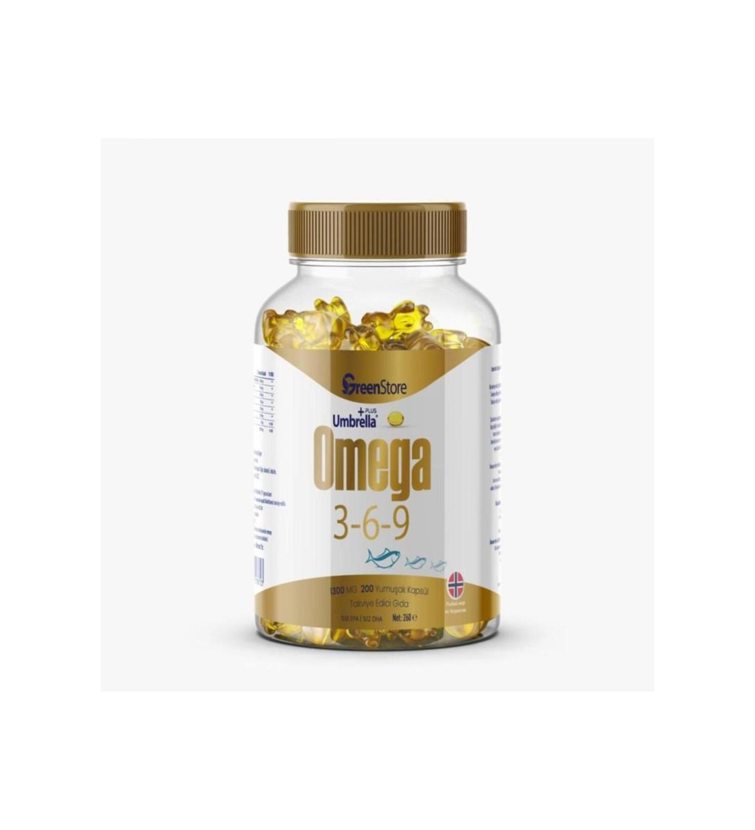 Umbrella Omega 3 6 9 200 Capsules