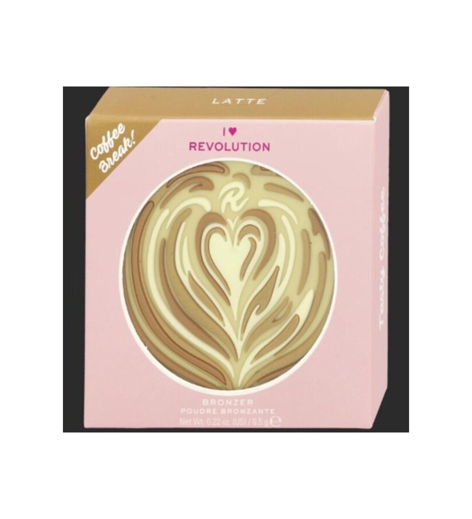 Revolution I Heart Revolution Tasty Coffee Bronzer for face Latte 6.5 g