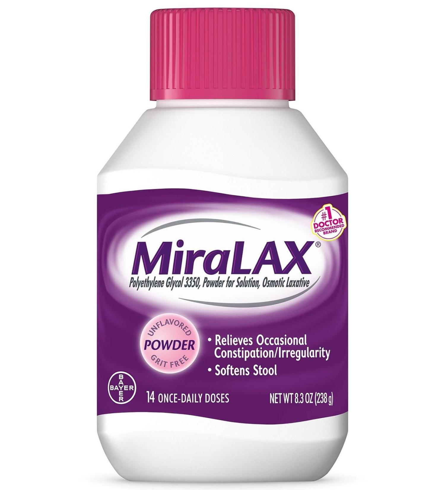 Miralax Powder Laxative 14 Doses 238GR