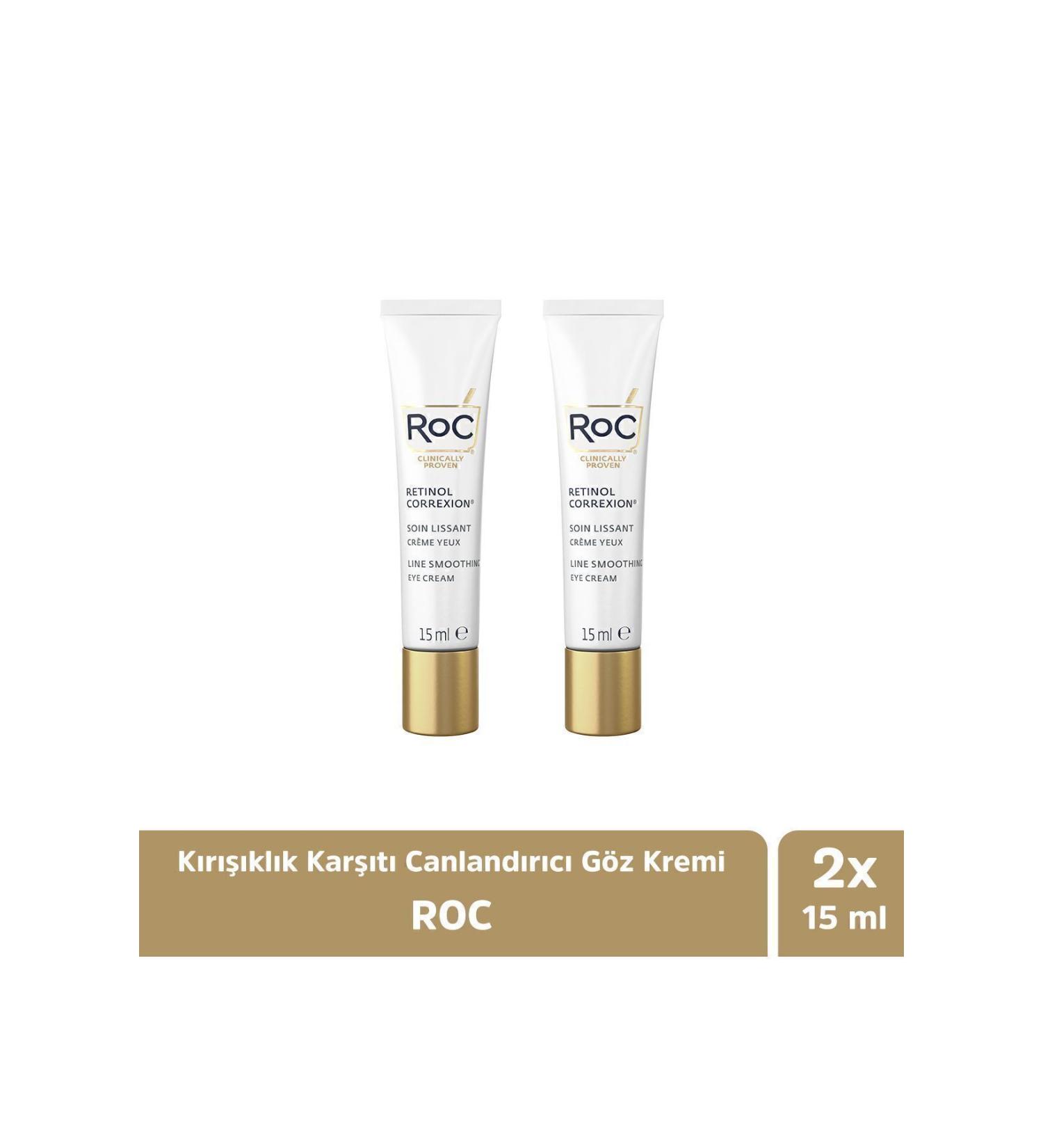 Roc Anti-Wrinkle Revitalizing Eye Cream 15ml x2