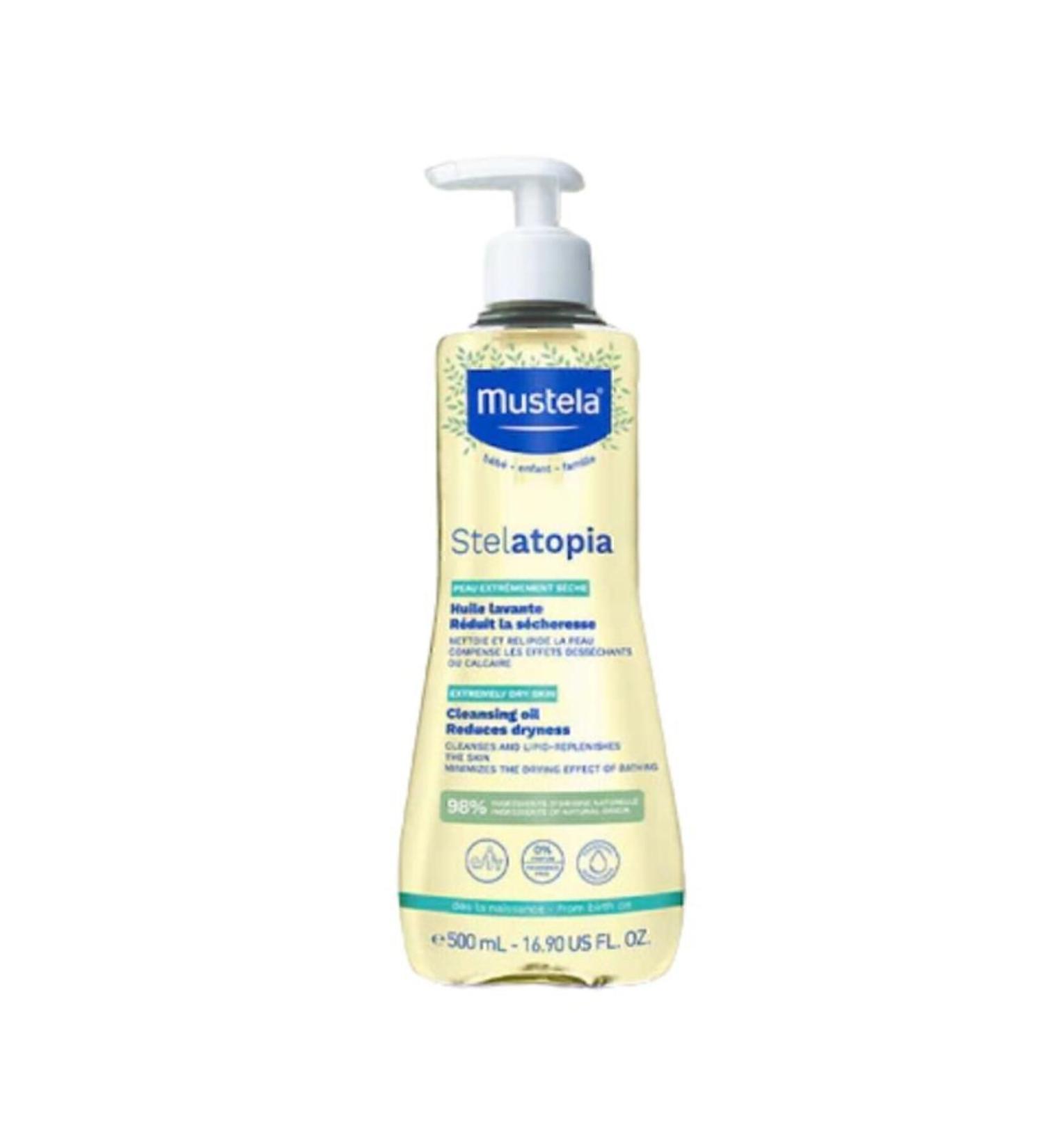 Mustela Stelatopia Cleansing Oil 500 ml - Buy Online on GoSupps.com
