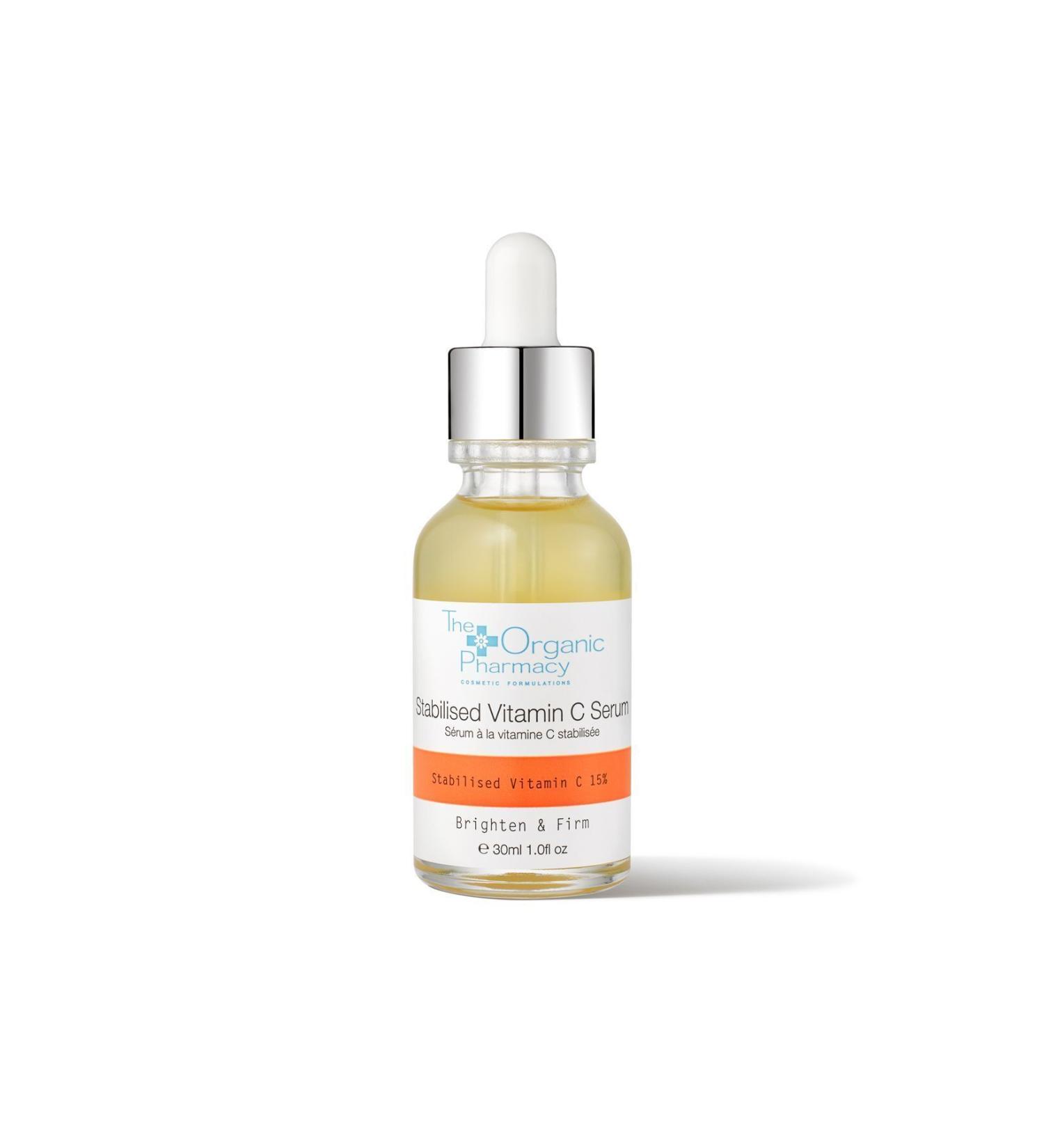The Organic Pharmacy Stabilized Vitamin C Serum - Anti-Aging and Brightening Organic Skin Care Serum 30 Ml