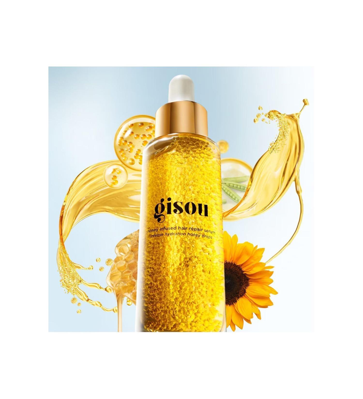 gisou Hair Care Serum - Honey Infused Hair Repair Serum Intense 30ml - Buy Online on GoSupps.com