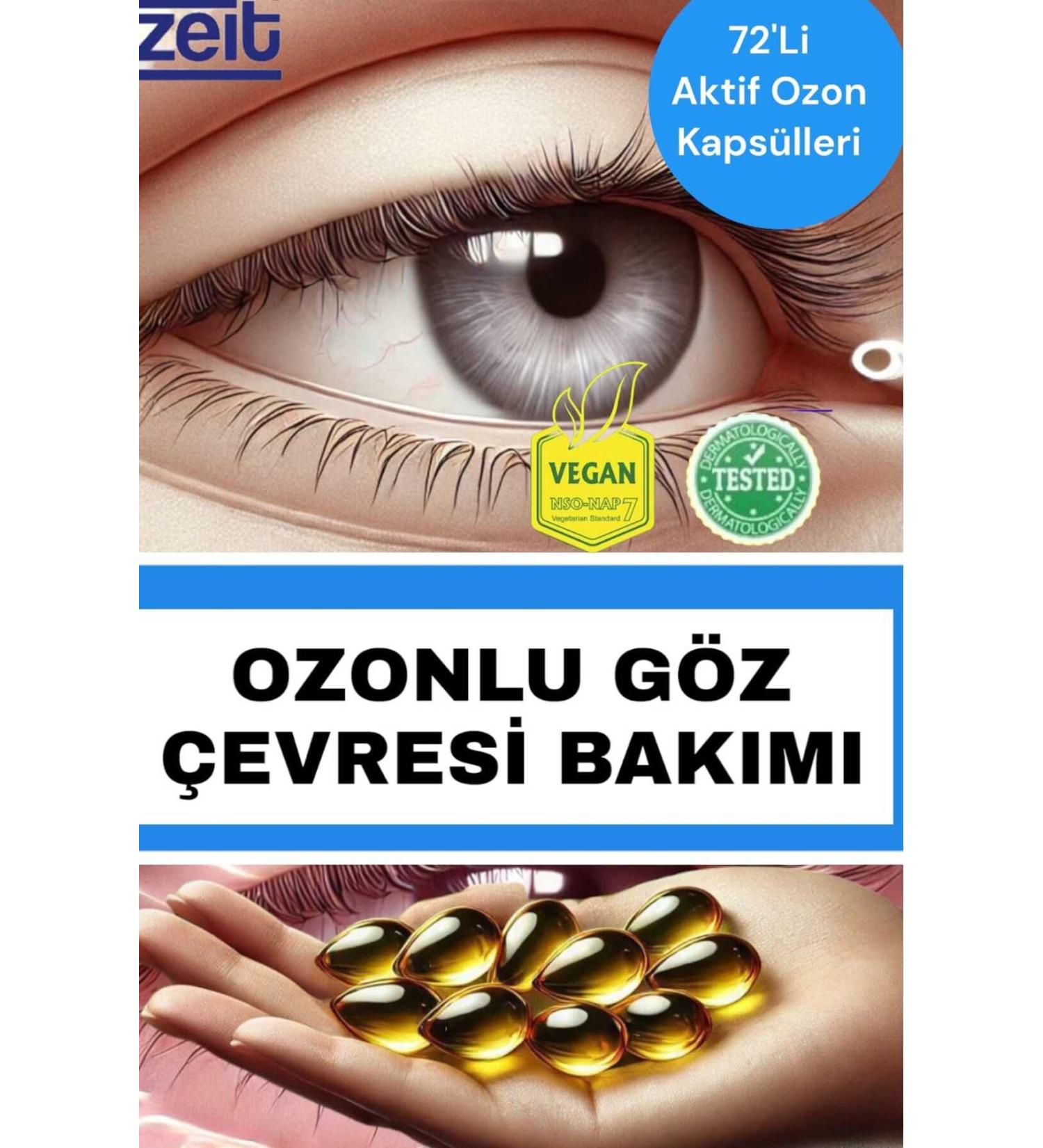 ZEIT OZON Ozone Capsules Against Under-Eye Dark Circles and Bags | 72 Eye Contour Repair Care - Buy Online on GoSupps.com