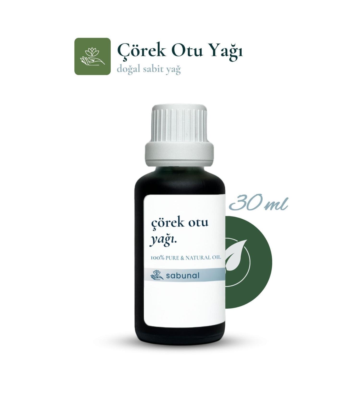 Sabanal Black Cumin Oil 30 ml Effective Moisture Control for Oily Skin Pure Oil Without Additives