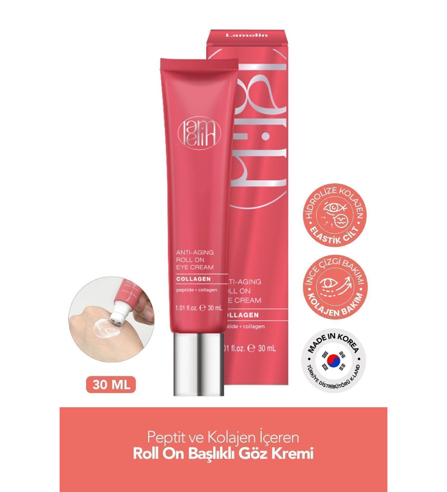 Lamelin Anti-Aging 3-Pack Massage Head Collagen Eye Cream Lamelin Roll On Collagen Eye Cream - Buy Online on GoSupps.com