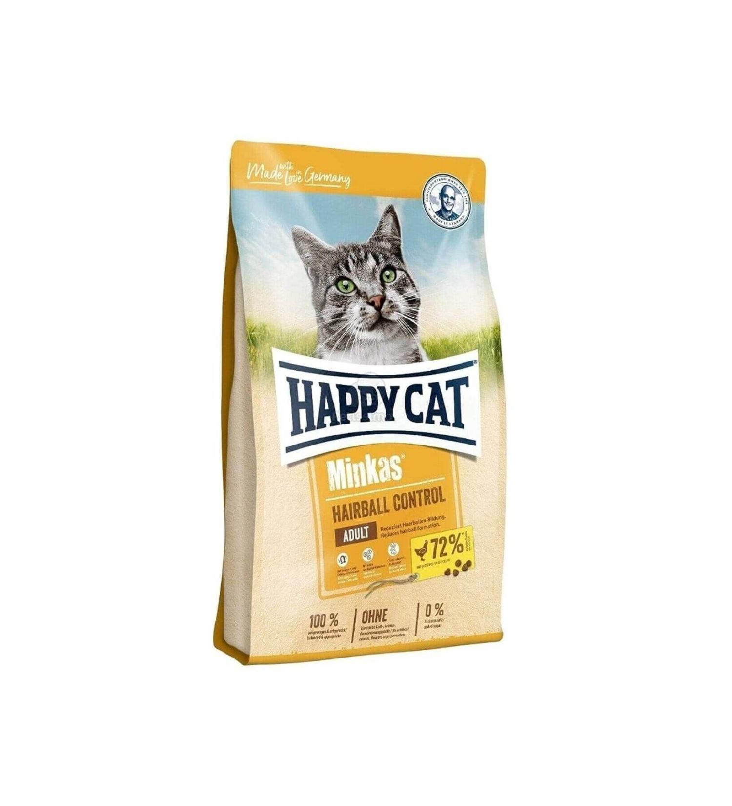 Happy Cat Minkas Hairball Chicken Cat Food 1.5 Kg