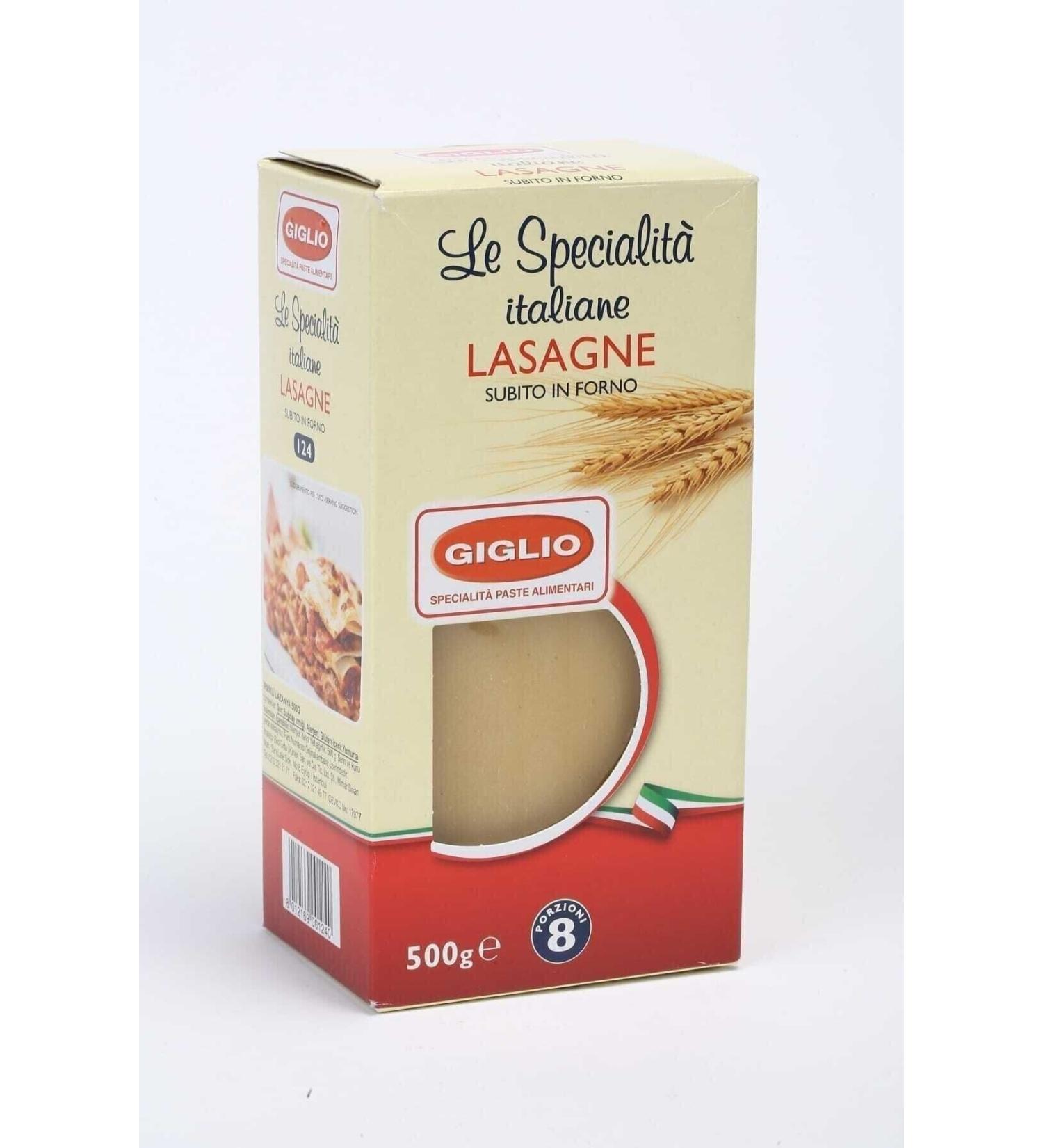 Giglio Sirius Lasagna (LASAGNE DI SEMOLA)500 gr