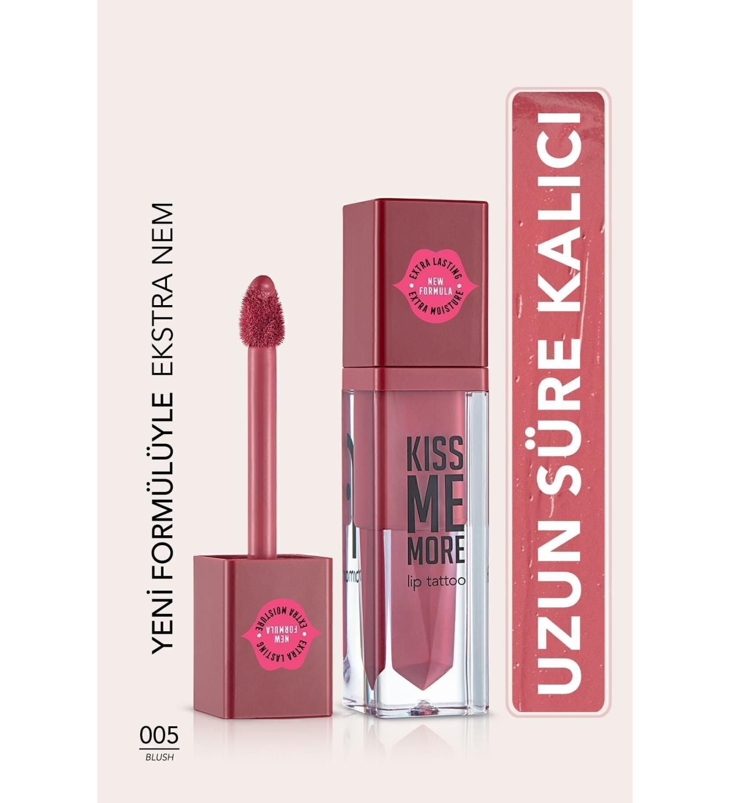 Flormar Long Lasting Matte Lipstick - Kiss Me More-005 Blush-8682536040662 - Buy Online on GoSupps.com