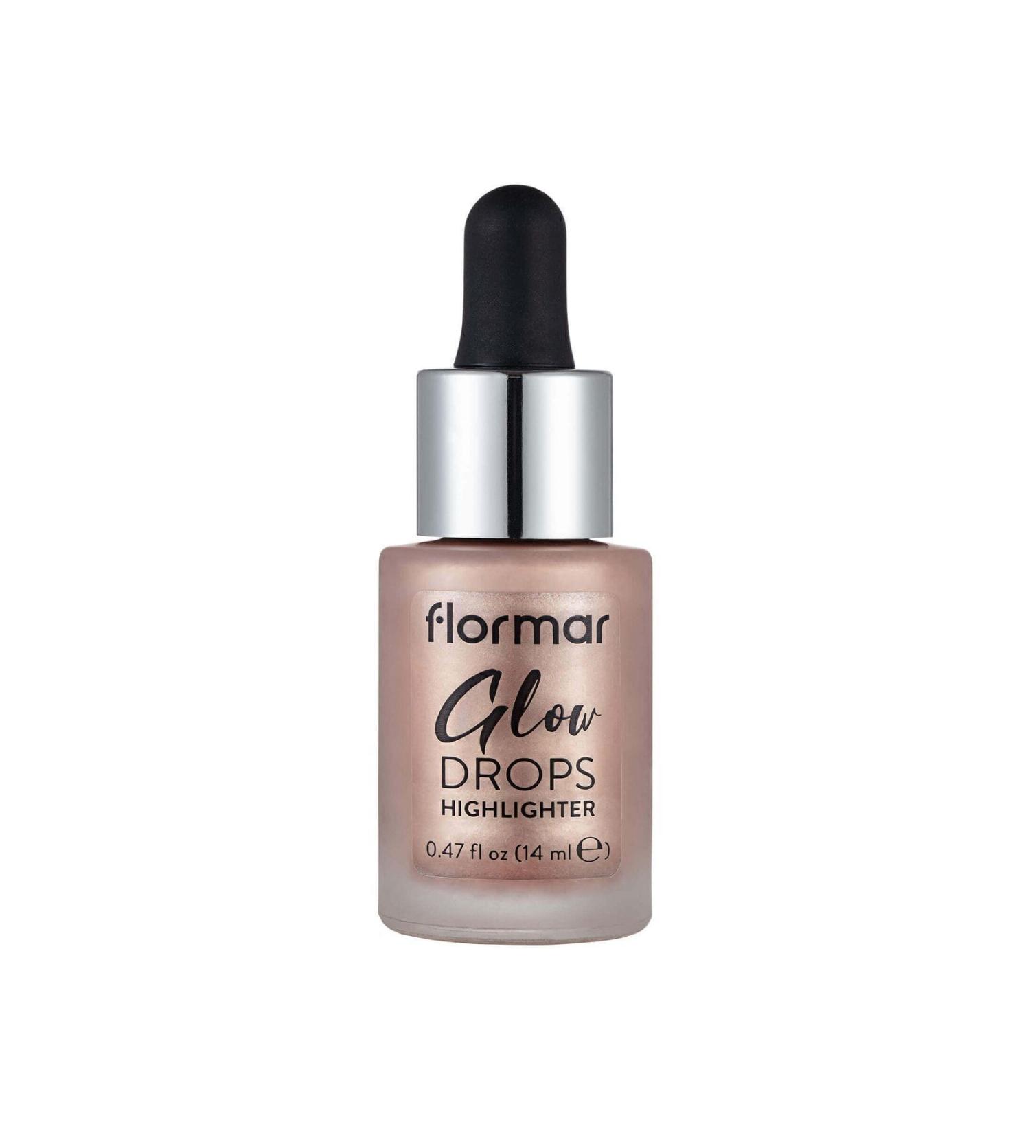 Flormar Mineral Liquid Illuminator (PINK) - Glow Drops Highlighter - 002 Sun Glow - 8682536019941