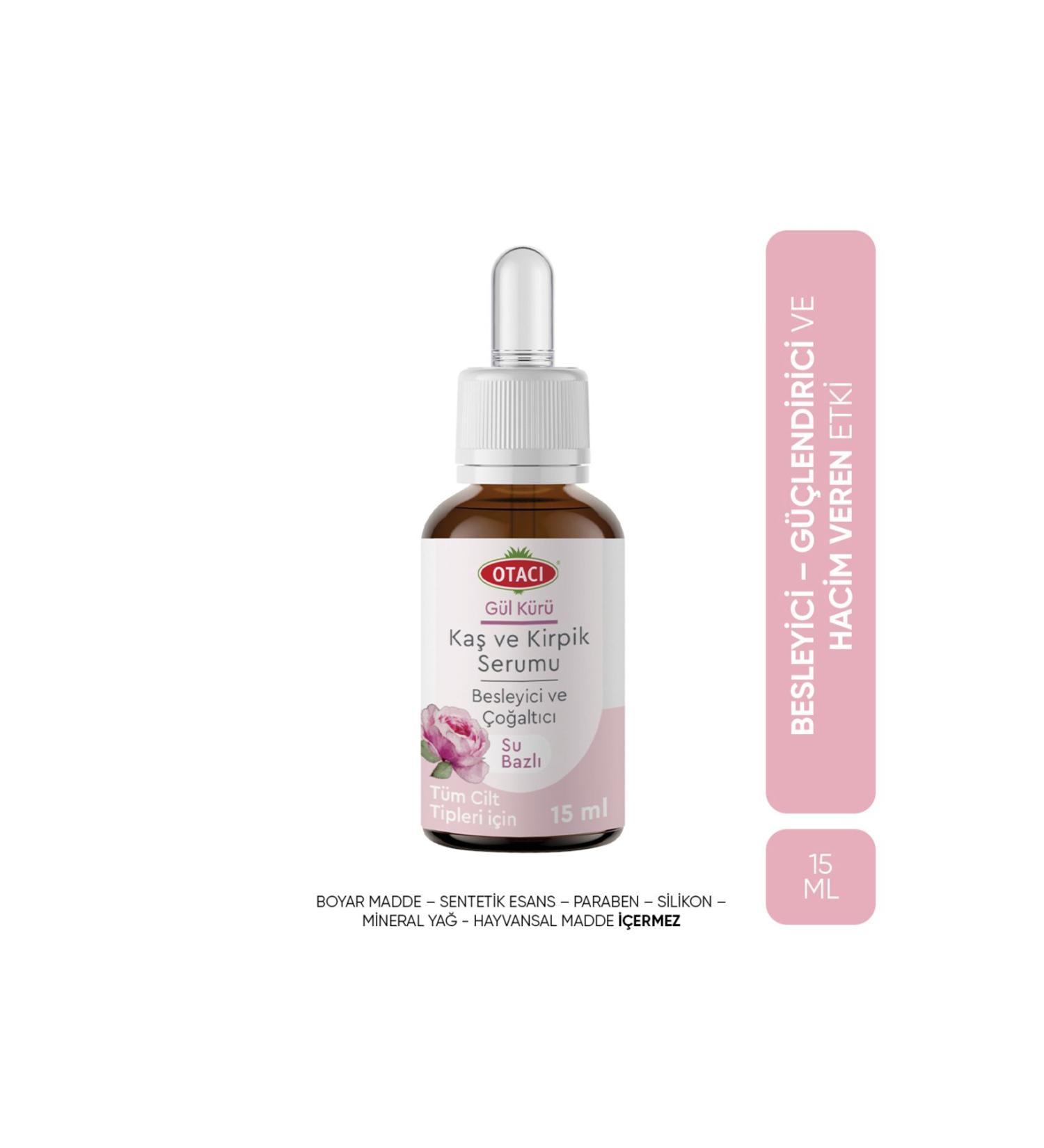 Otac Eyebrow and Eyelash Serum Rose Cure 15 ml - Buy Online on GoSupps.com