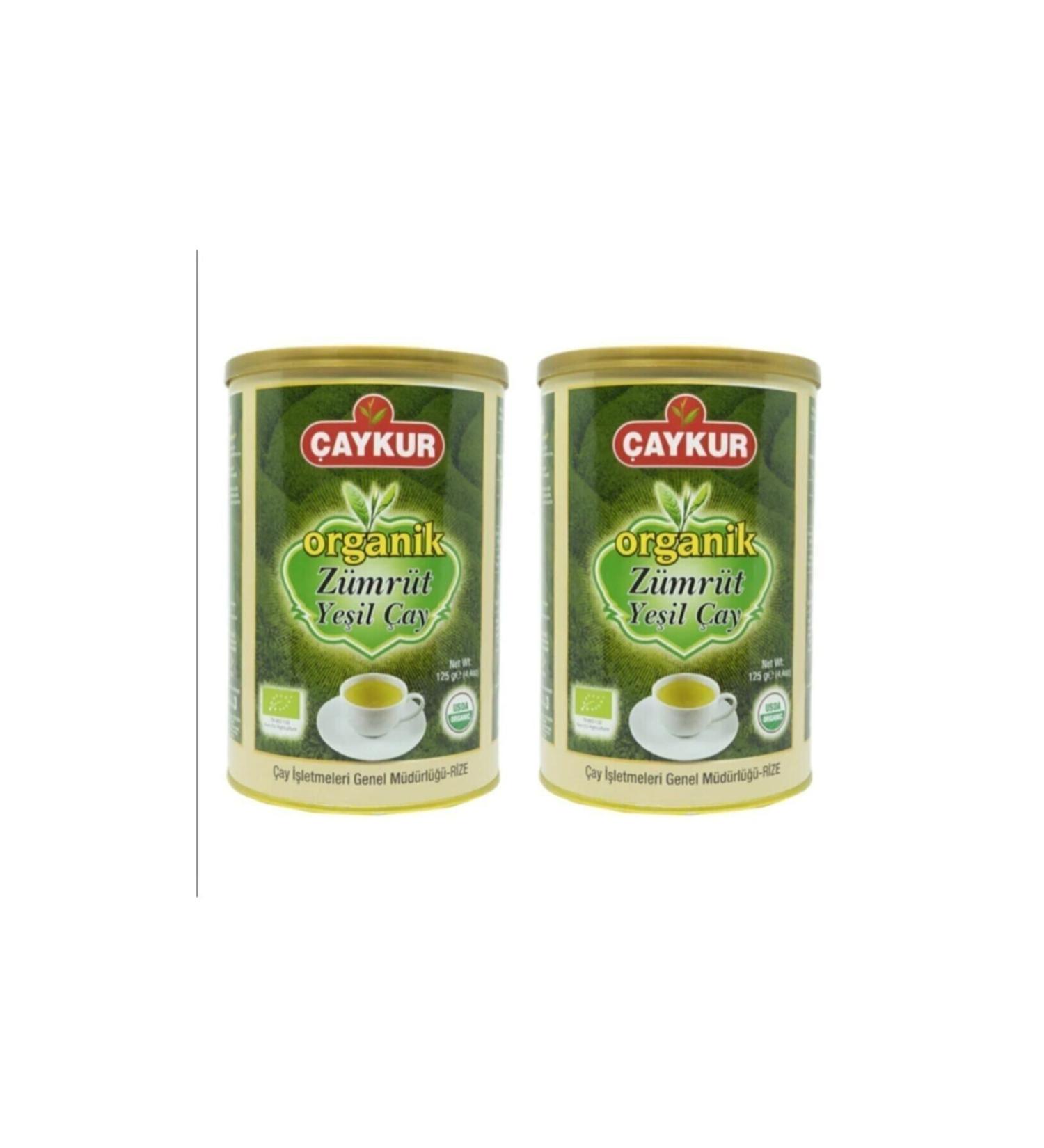 aykur Organic Emerald Green Tea 125 gr 2 Pieces