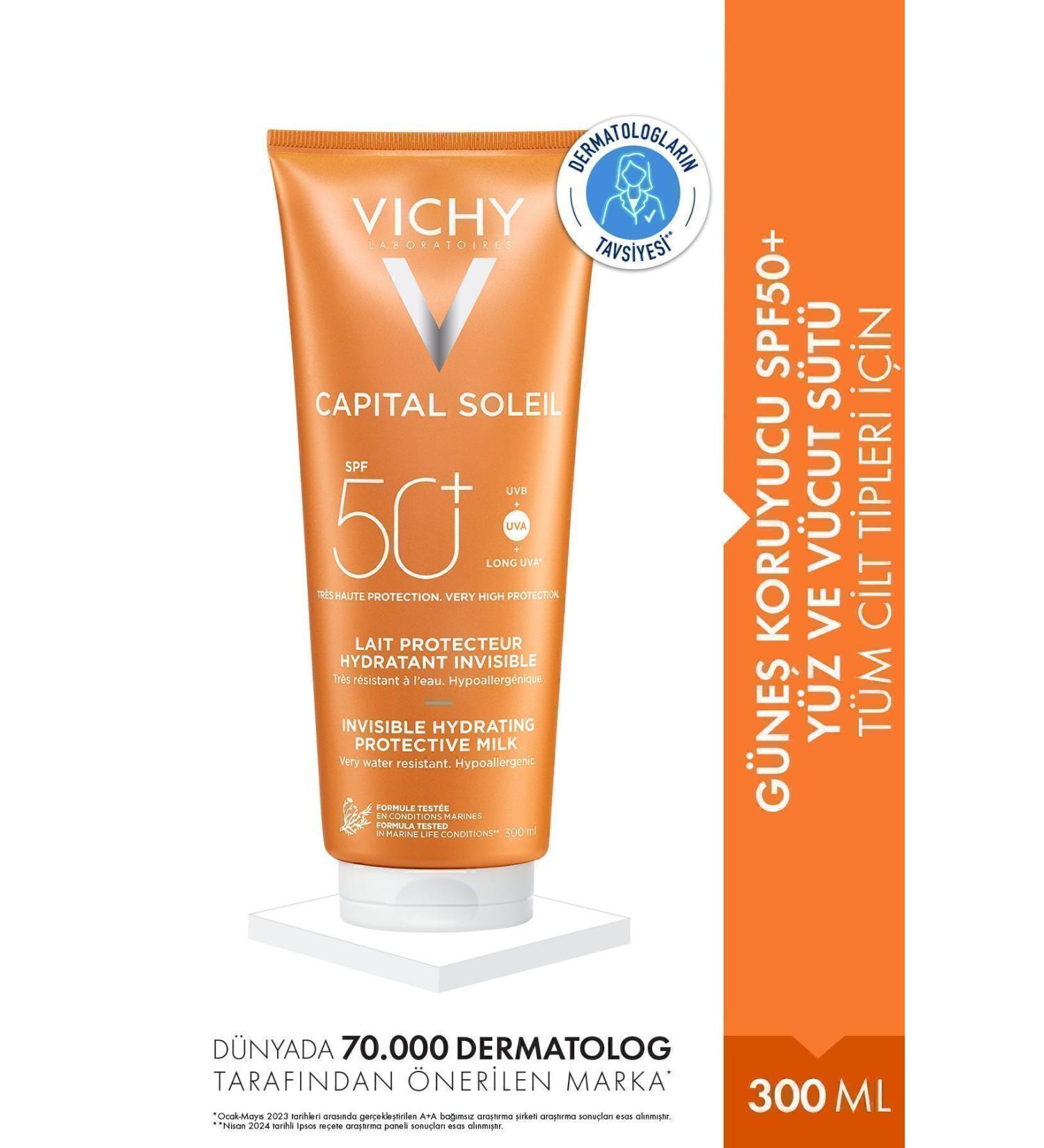 Vichy Capital Soleil Spf 50 Very High Protection Face and Body Milk 300 ml