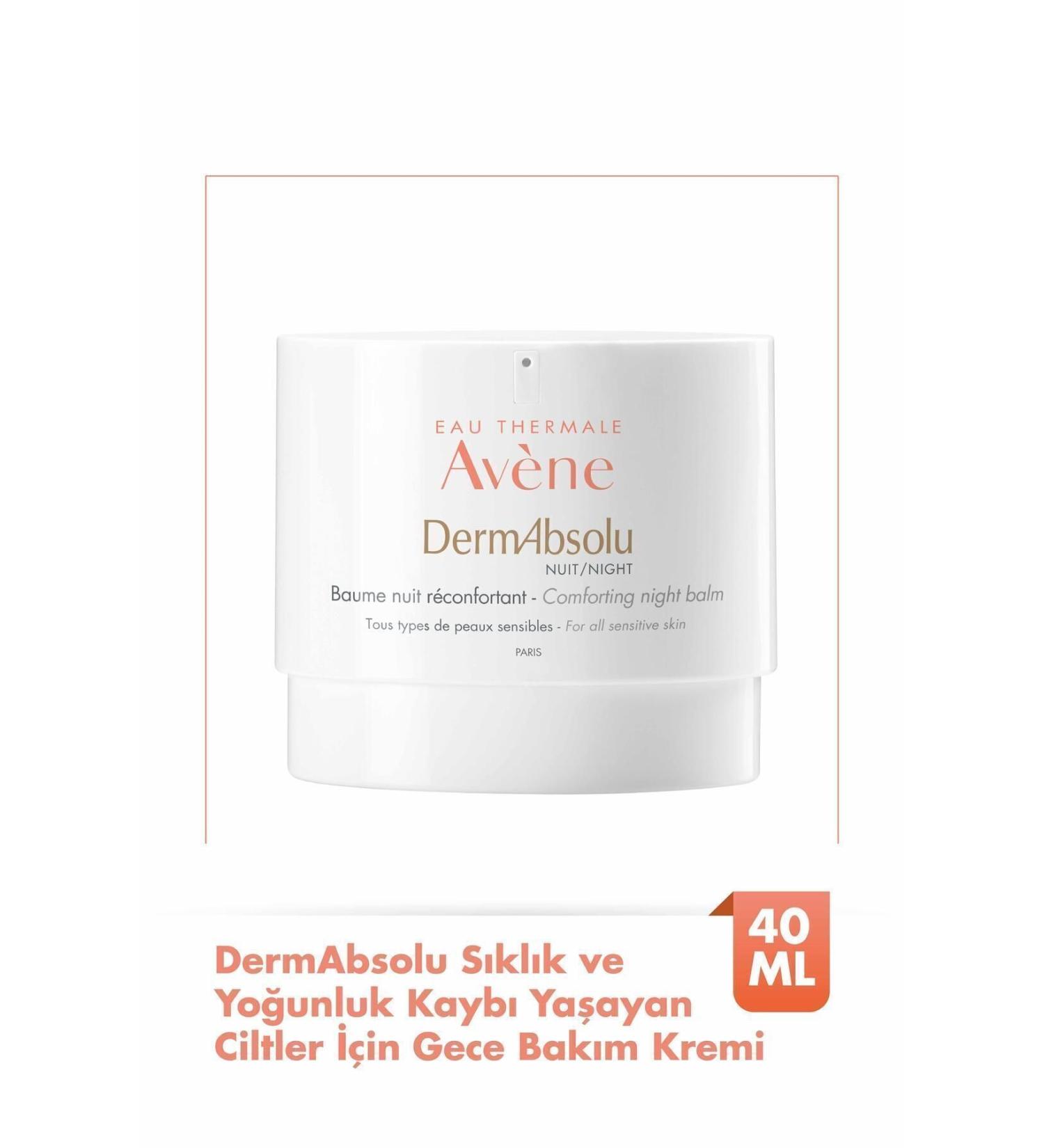 Avene Dermabsolu Anti-Aging Night Care Cream for Skin Losing Density 40 ml - Buy Online on GoSupps.com