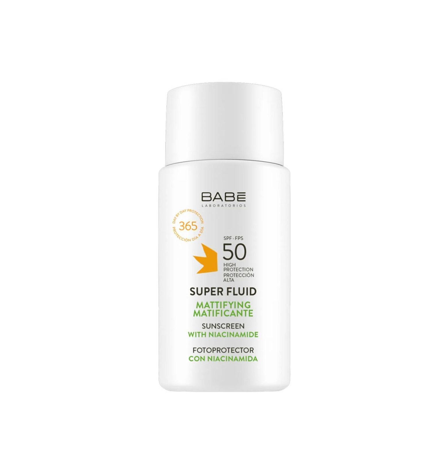 Babe Laboratorios Babe Super Fluid Sunscreen Mattifying Spf50 50 ml