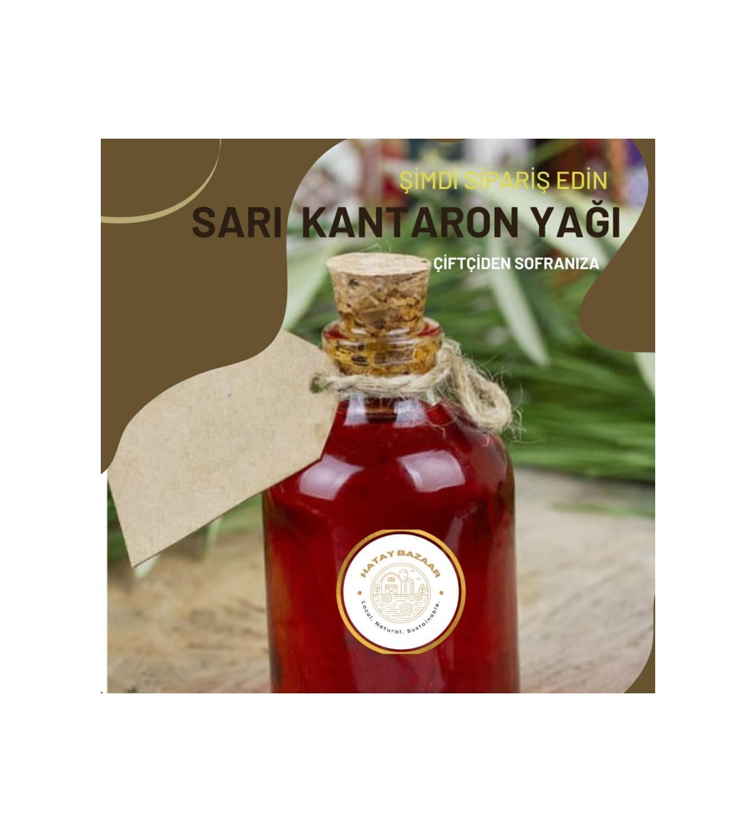 HatayBazaar St. John's Wort Oil 0 Organic - Handmade - Local - 500 ml.