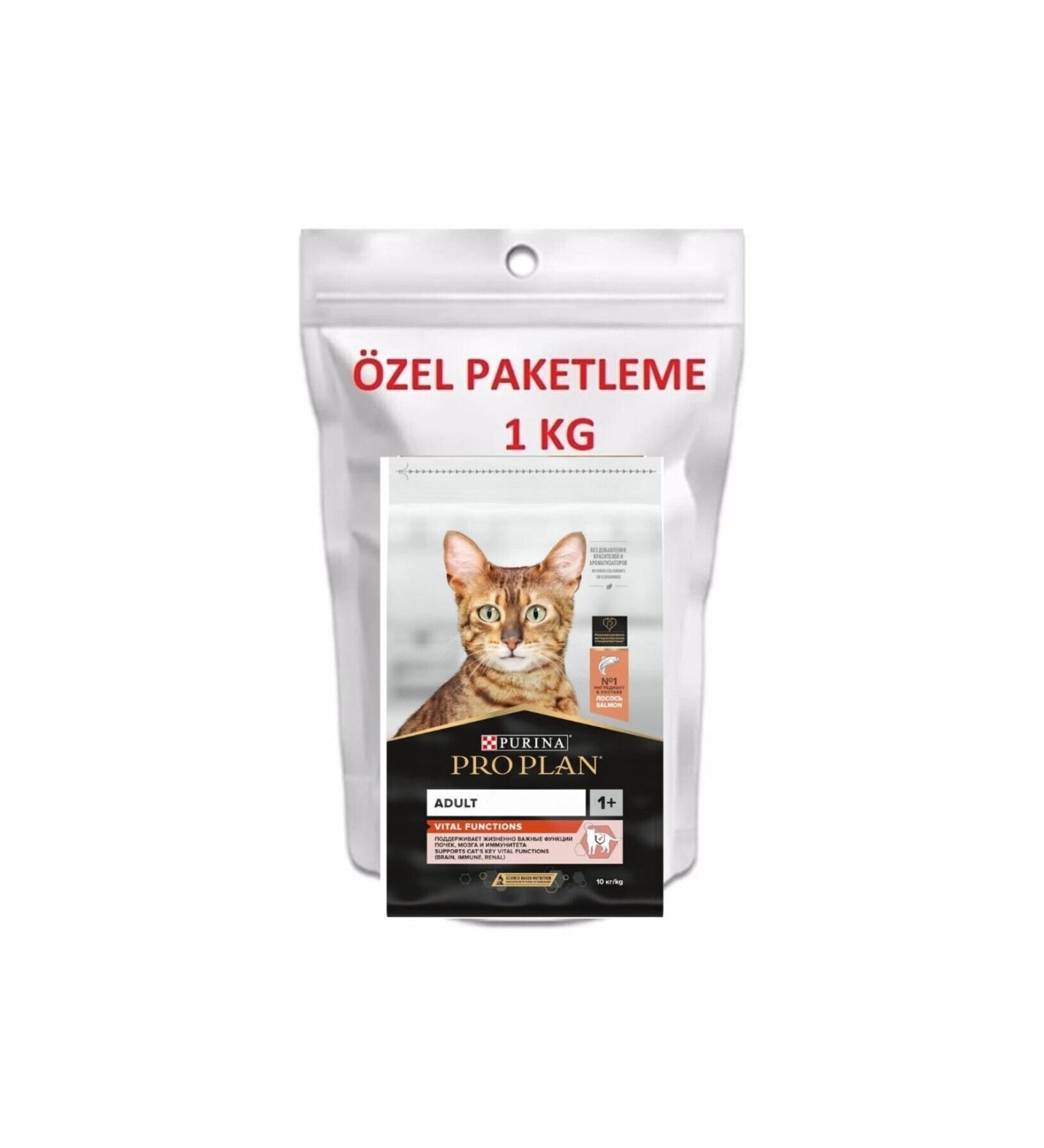 G LEN MARKET Pr0 PLAN SALMON ADULT CAT FOOD 1 KG DOYPACK PACKAGING