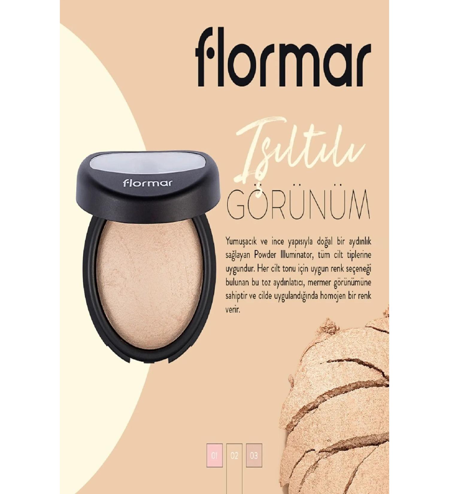 Flormar Intense Pigmented Illuminator - Illuminating Powder 002 MIDNIGHT STAR - Buy Online on GoSupps.com