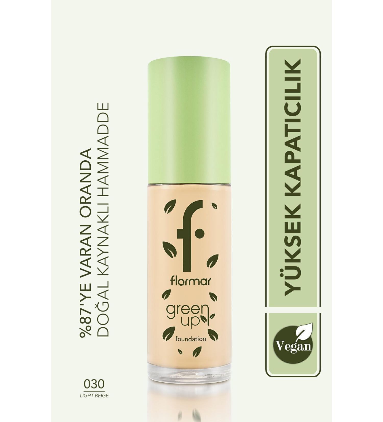 Flormar Green Up Creamy Texture & Matte Finish Vegan Foundation - Buy Online on GoSupps.com
