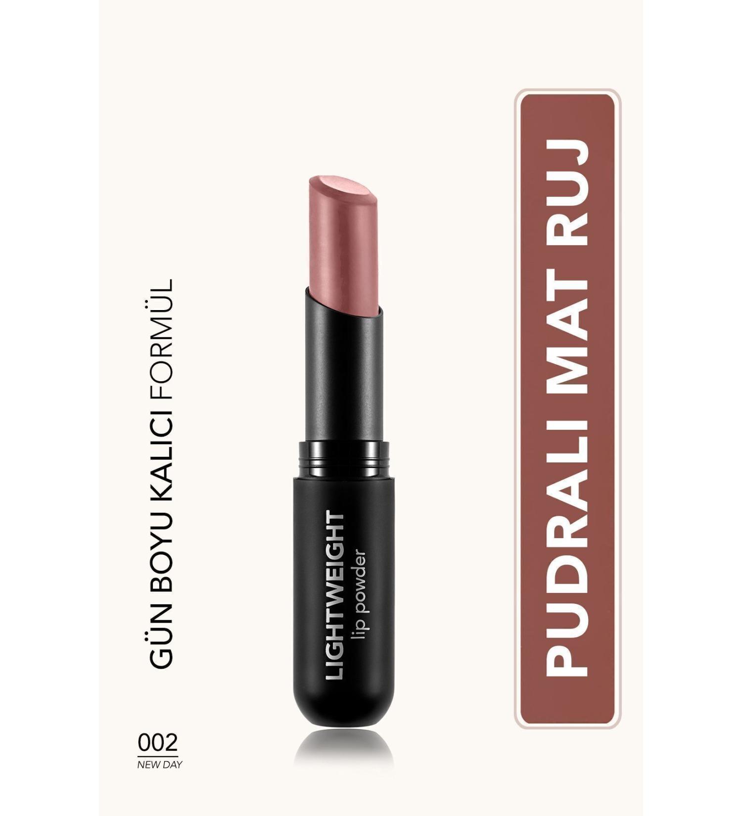 Flormar Ultra Light Matte Lipstick (DARK NUDE) - Lightweight Lip Powder - 002 New Day - 8682536061667 - Buy Online on GoSupps.com