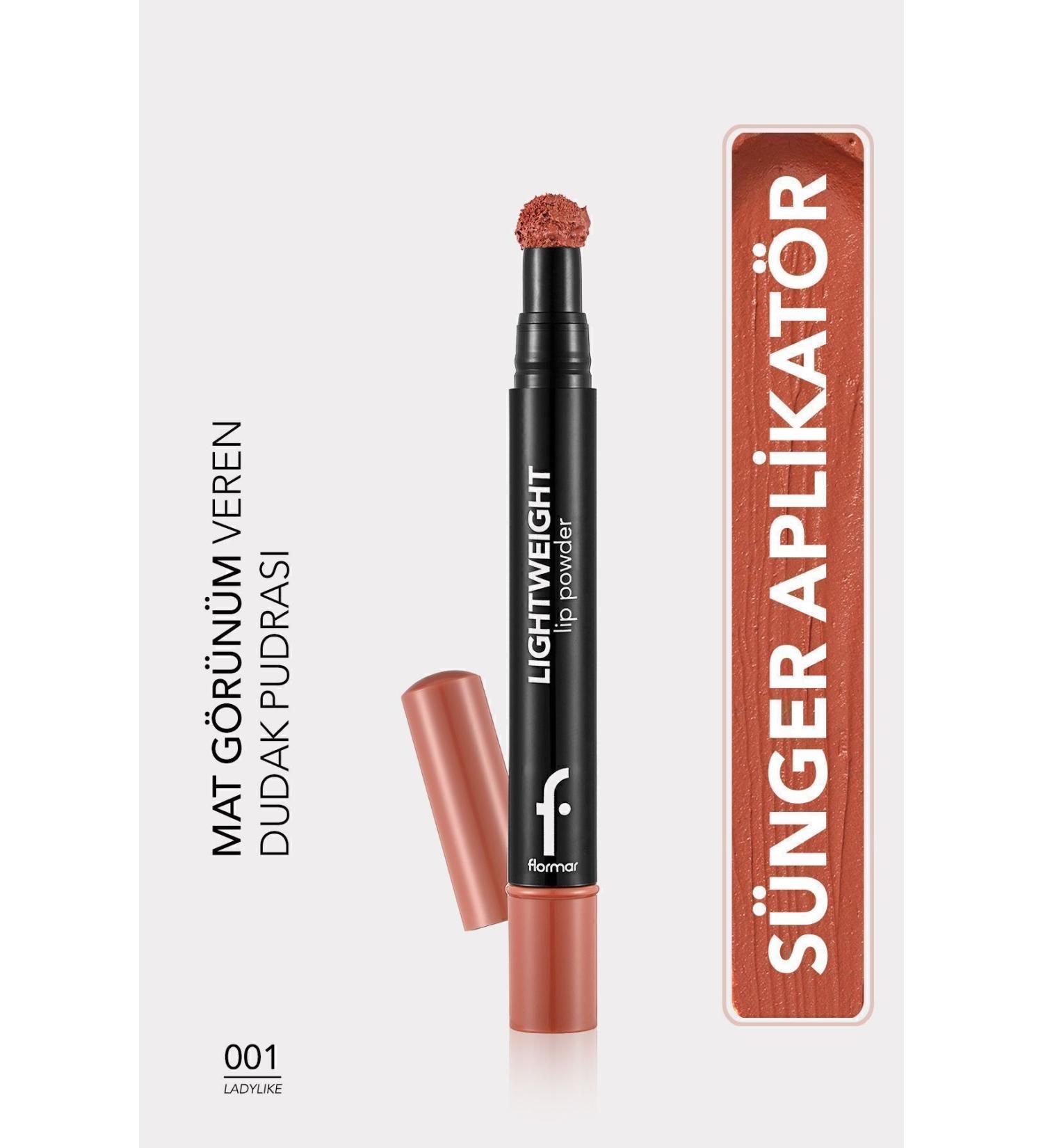 Flormar Lightweight Matte Lip Powder (Skin) - Lightweight Lip Powder - 001 Ladylike - 8682536007436 - Buy Online on GoSupps.com
