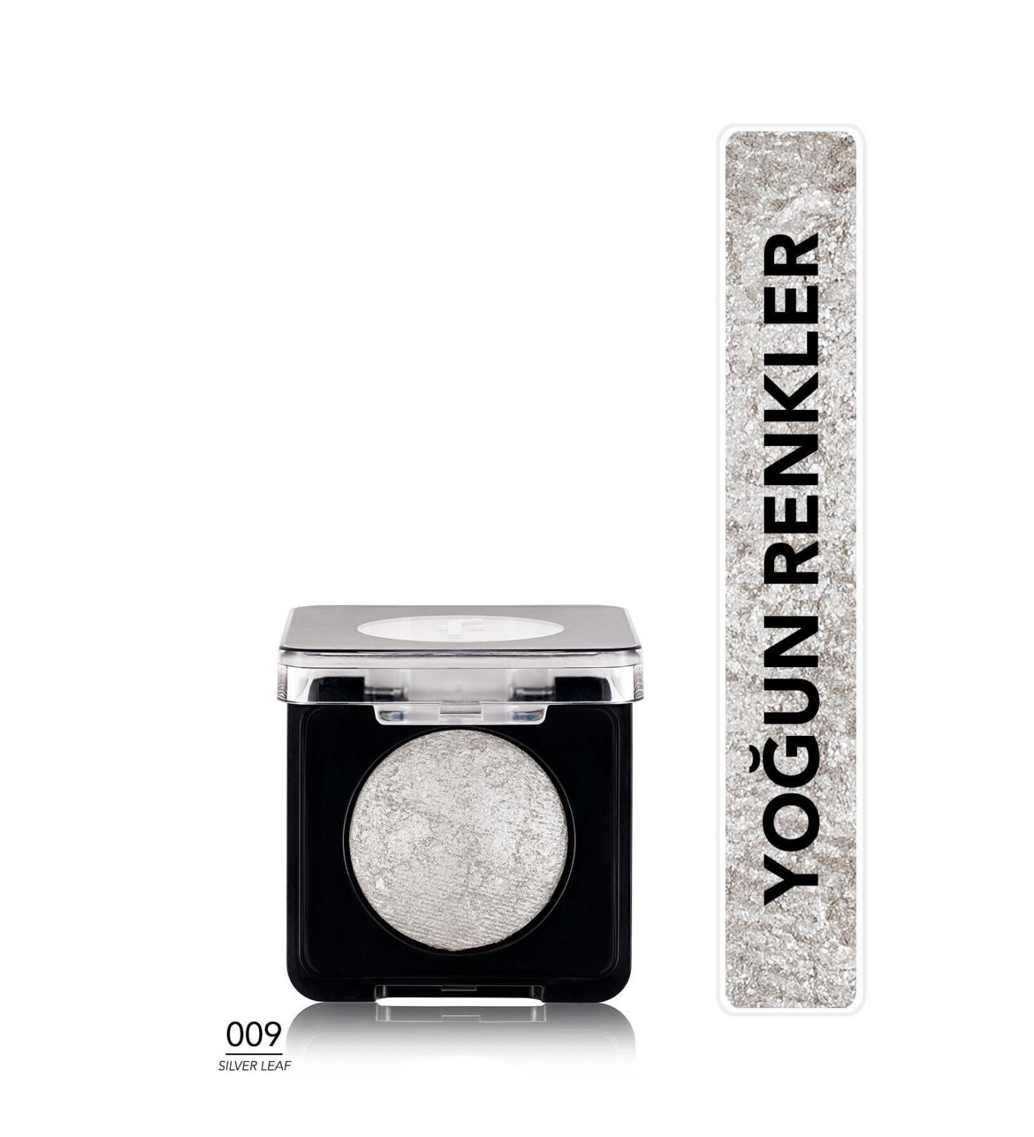 Flormar Intense Shiny Eyeshadow - Baked Eyeshadow -009 Silver Leaf- 8682536052504 - Buy Online on GoSupps.com