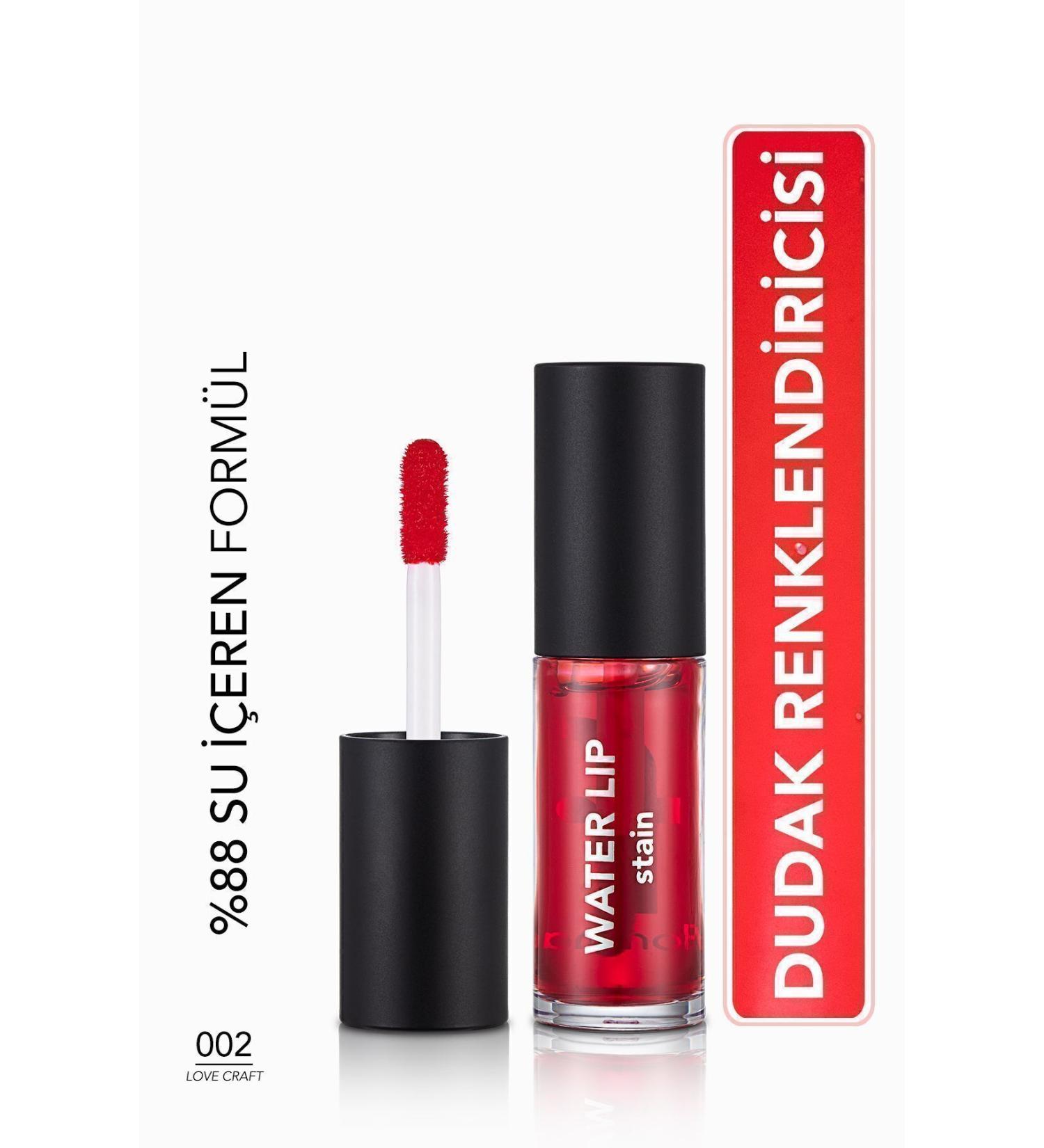 Flormar Permanent Matte Lip Tint (Red) - Water Lip Stain - 002 Love Craft - 8682536042178 - Buy Online on GoSupps.com