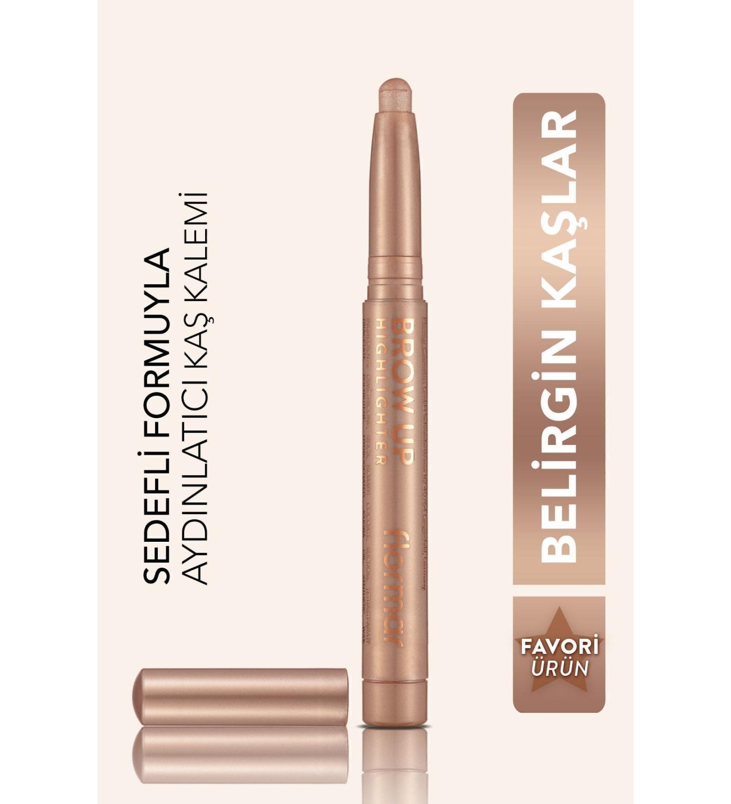 Flormar Lift-Up Highlighter Eyebrow Pencil Pale Brown -brow Up Highlighter Pencil-000 Champagne-8690604622269 - Buy Online on GoSupps.com