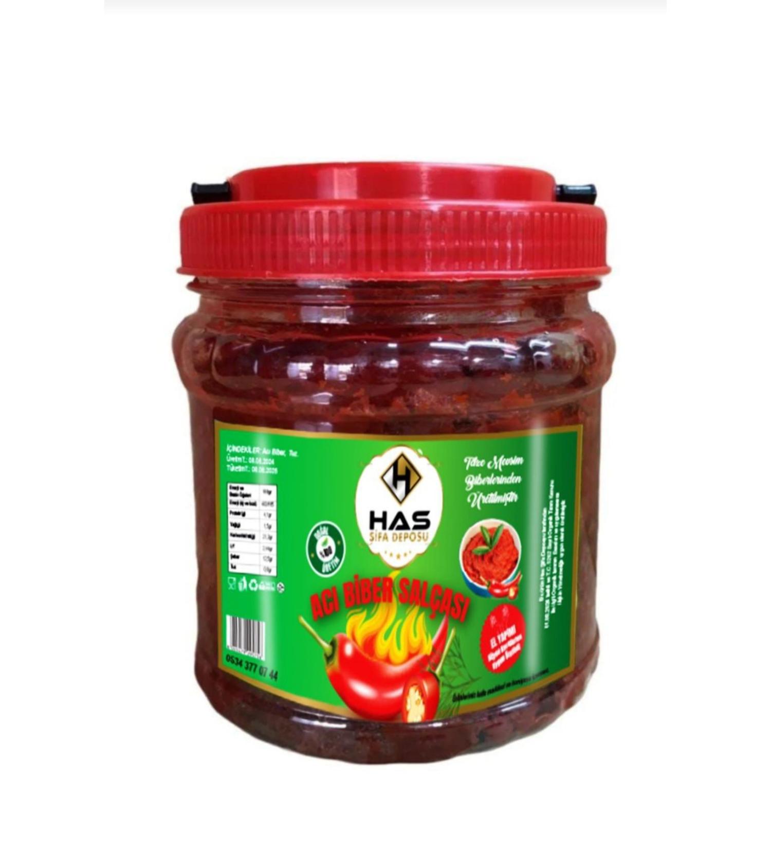 Has Healing Depot Gaziantep Sun Dried Handmade Hot Pepper Paste 1 kg