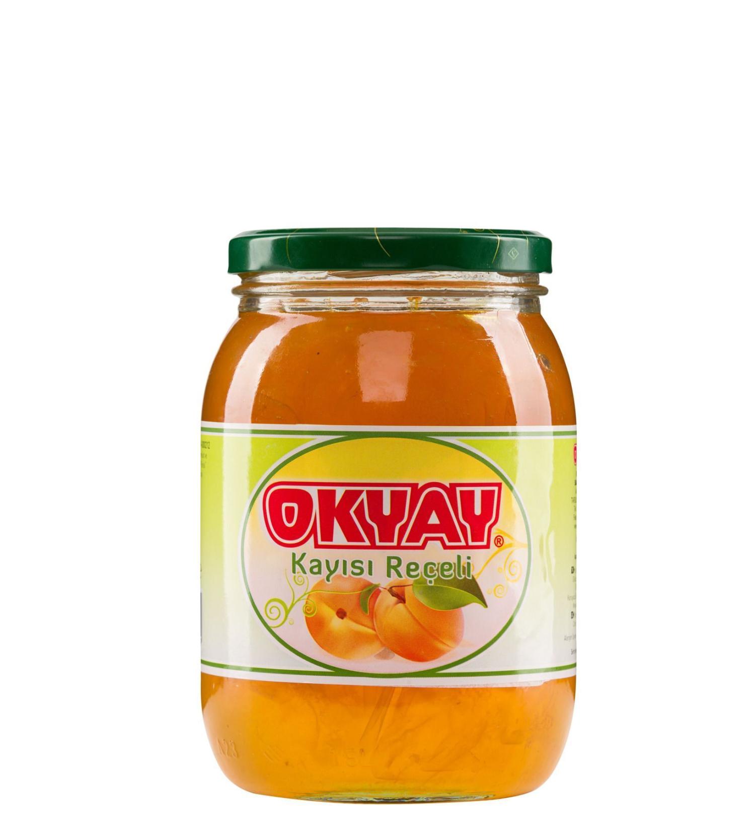 Okyay 1900 gr. jar of apricot jam