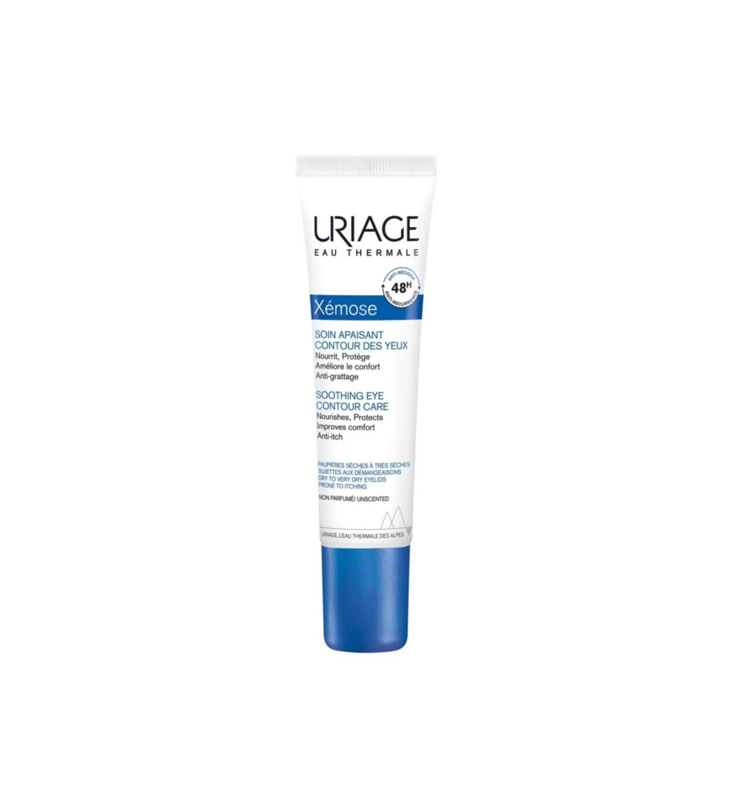 Uriage Xemose Soothing Eye Contour Care 15ml Eye Contour Care Cream for Atopic and Dry Skin