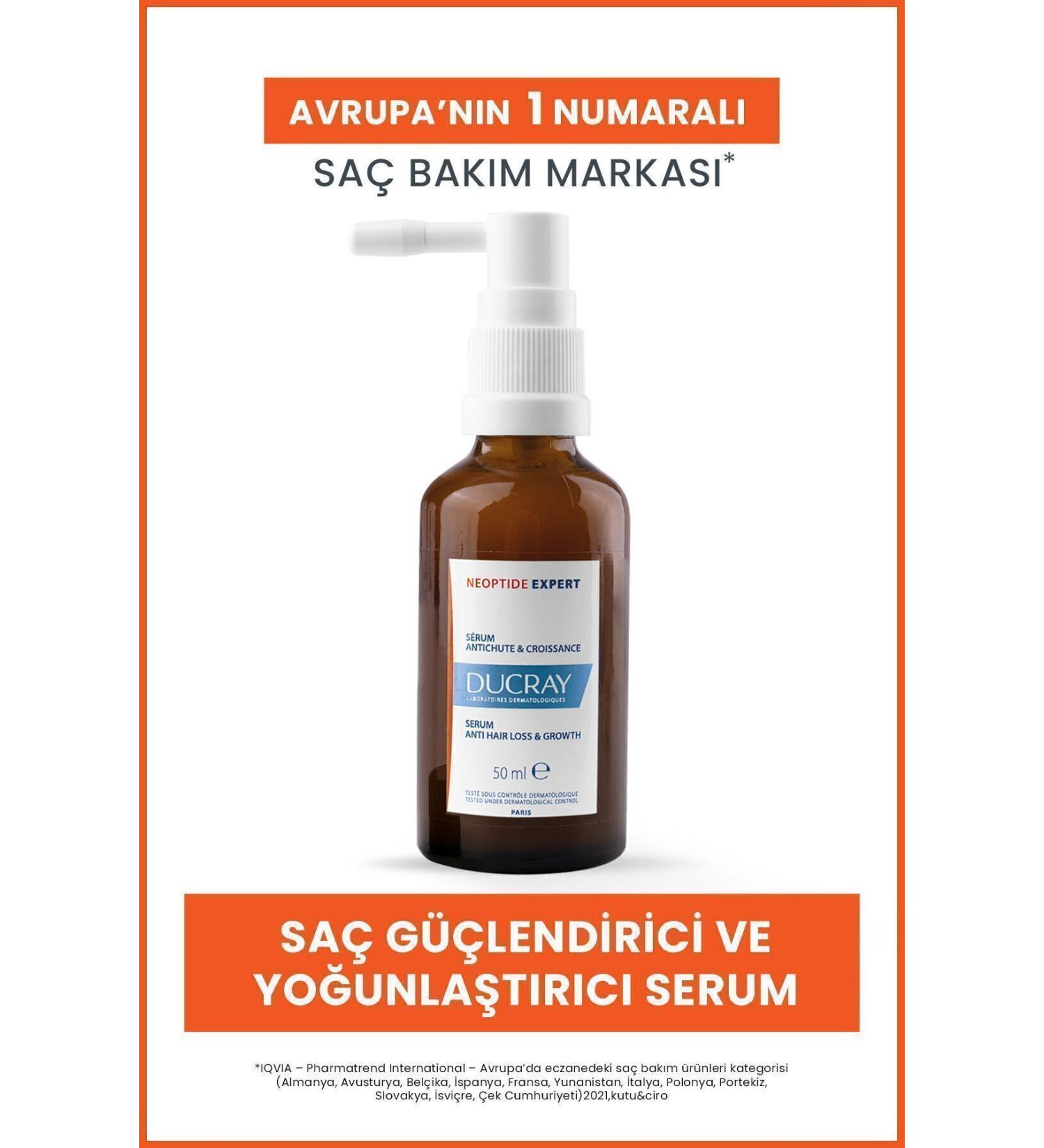 Ducray Neoptide Expert Hair Strengthening and Thickening Serum 2x50ml - Buy Online on GoSupps.com