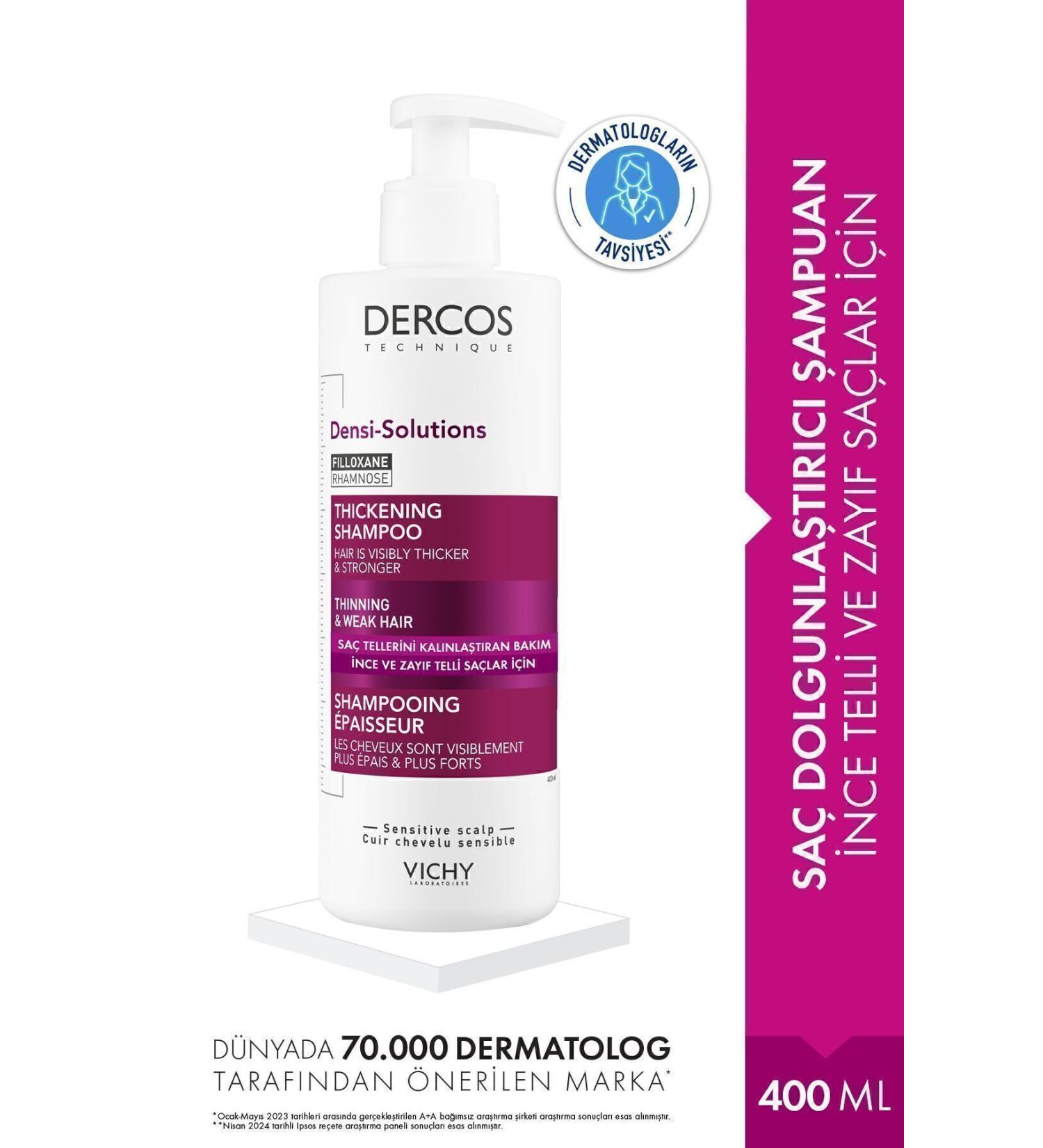 Vichy Dercos Densi-solution Shampoo for Fine and Weak Hair 400 ml