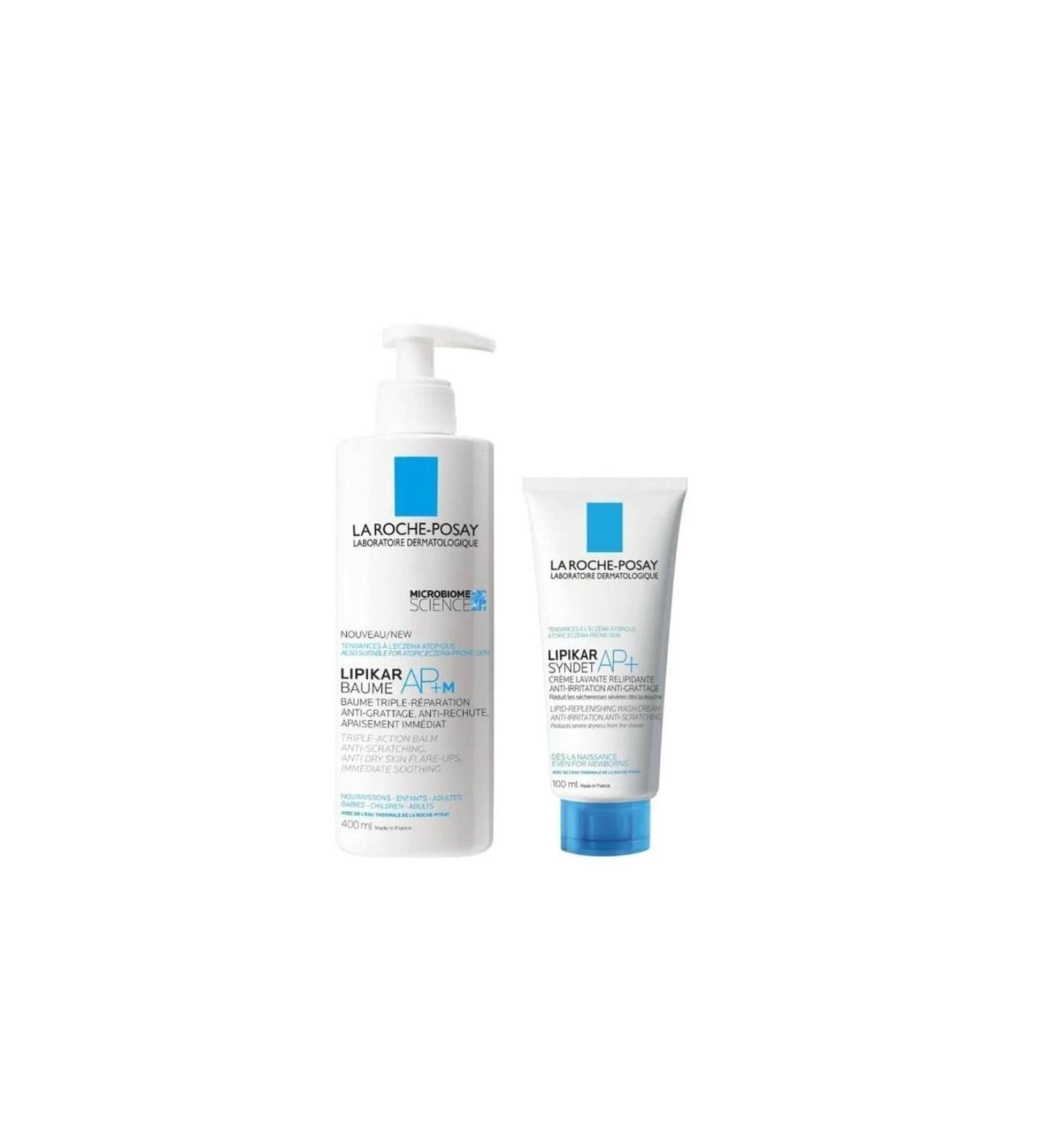La Roche Posay Lipikar Baume Ap+ M Soothing Balm 400 Ml+200 Ml Gel Gift