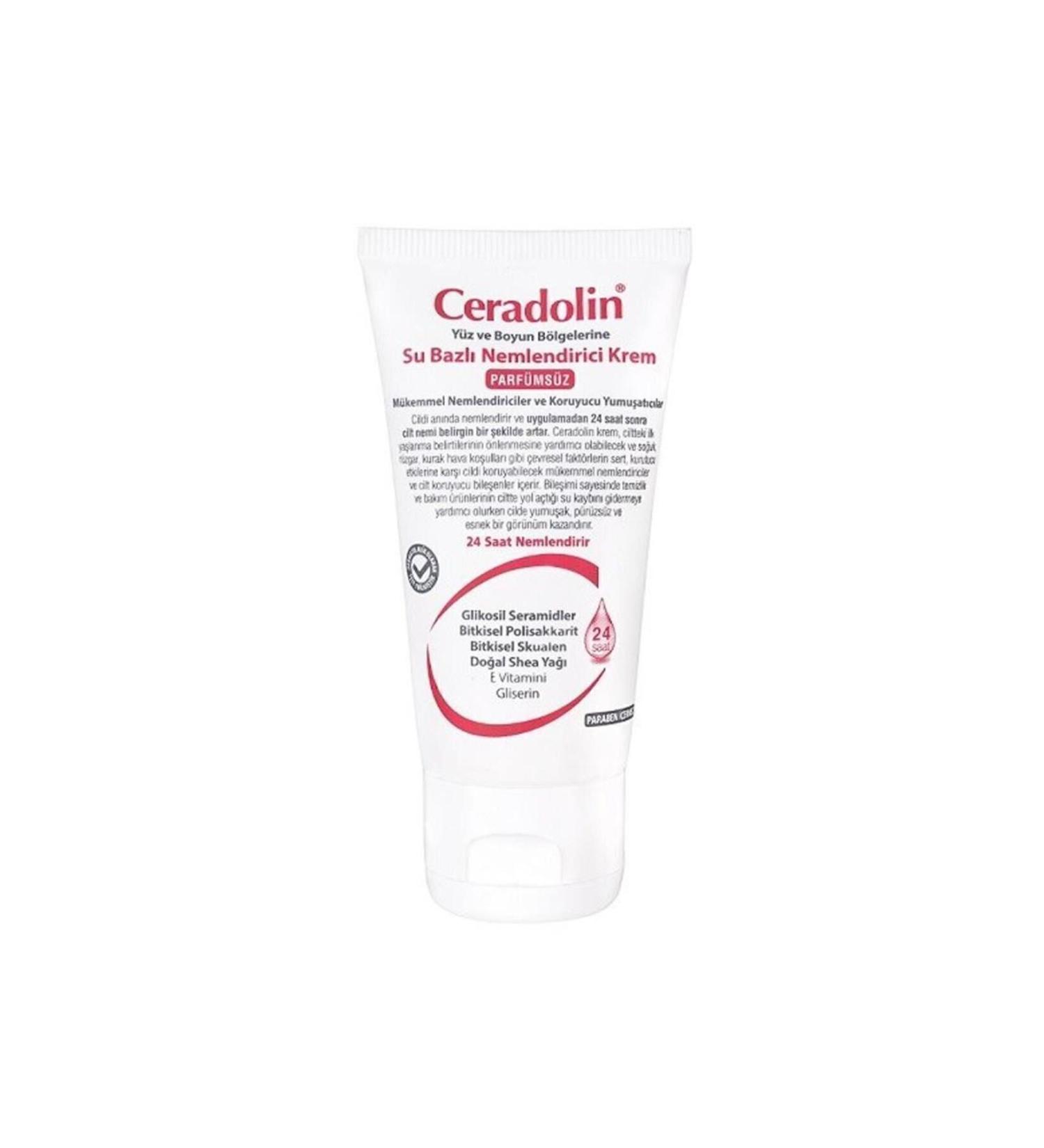 Ceradolin Water Based Moisturizing Cream Unscented 50 ml