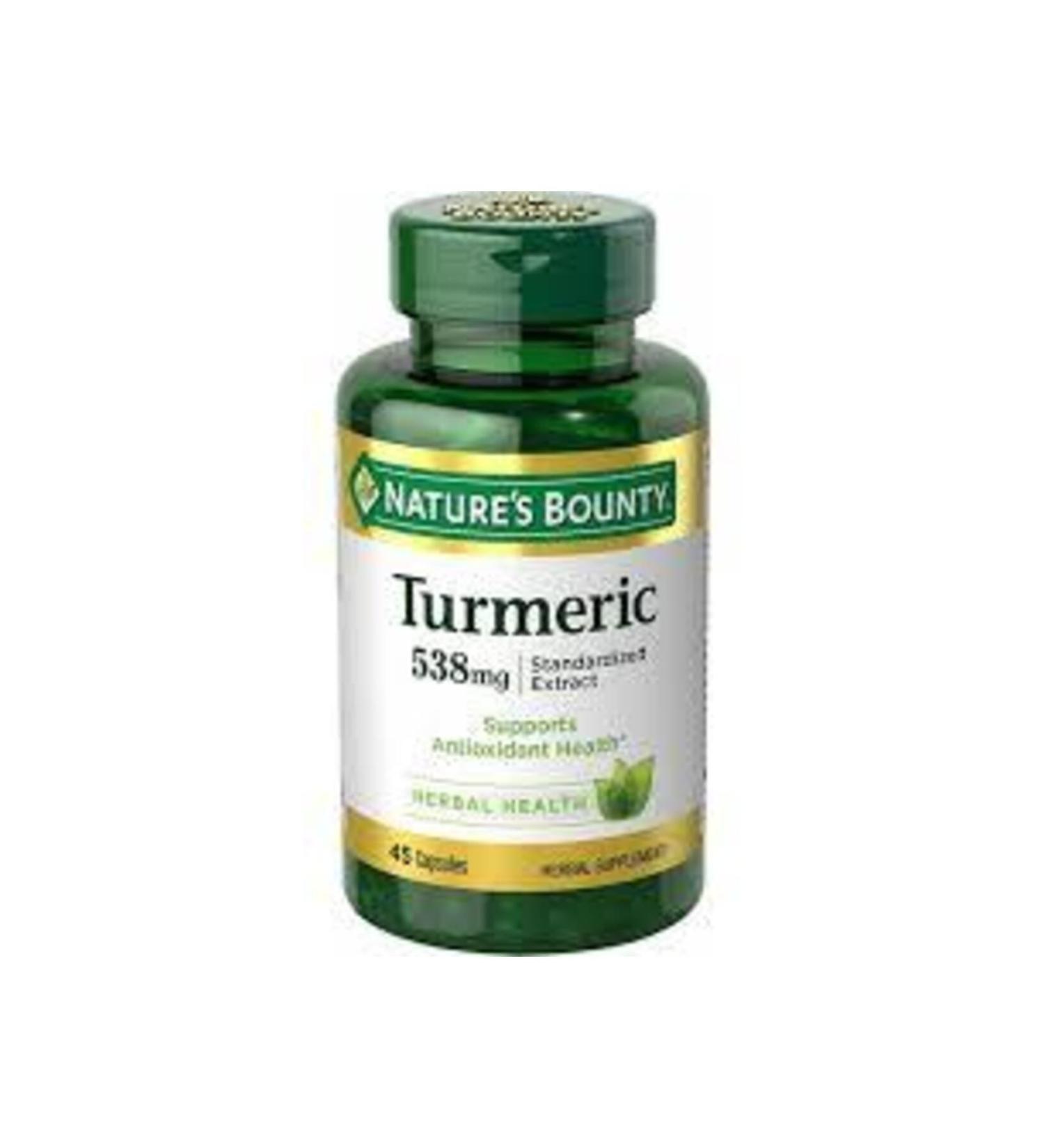 Natures Bounty Turmeric 1000 Mg Plus Black Pepper 60 Capsules