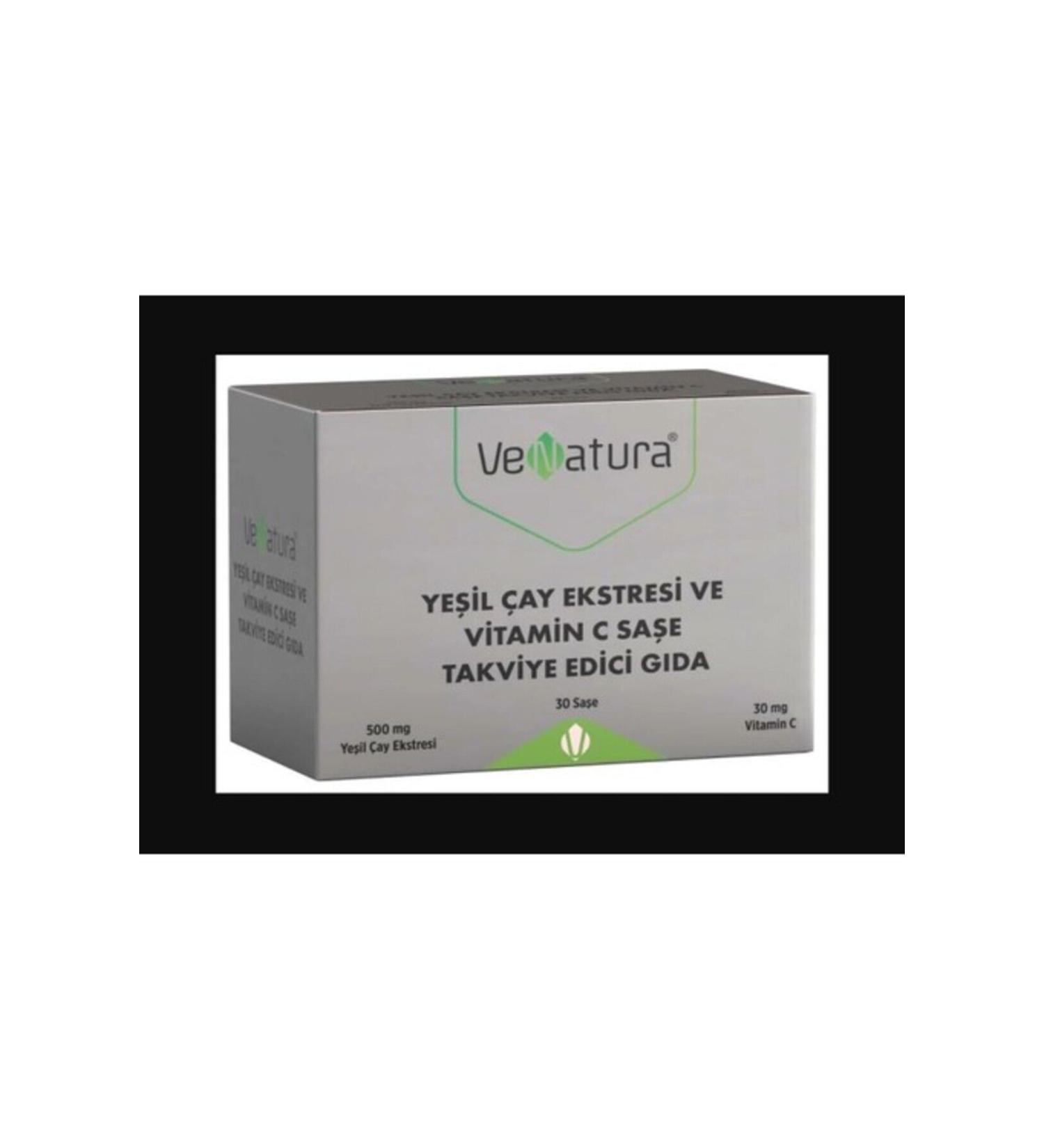 Venatura Green Tea Extract and Vitamin C 30 Sachets