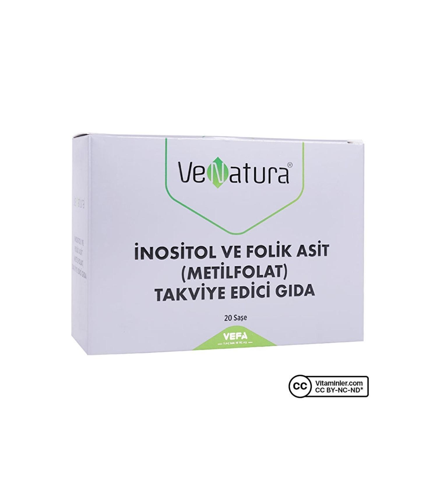 Venatura Inositol and Folic Acid 20 Sachets - UNFLAVOURED - Buy Online on GoSupps.com