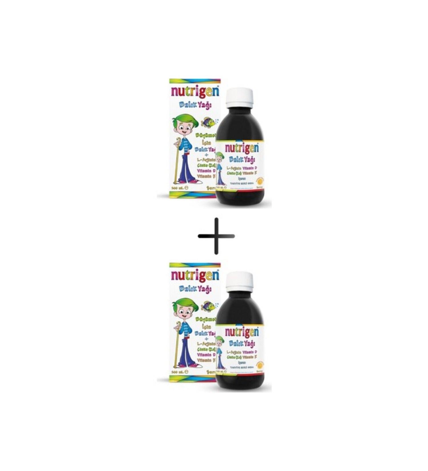 Nutrigen Fish Oil Syrup 200 Ml*2 (2-PIECE DEAL PACK) - Buy Online on GoSupps.com