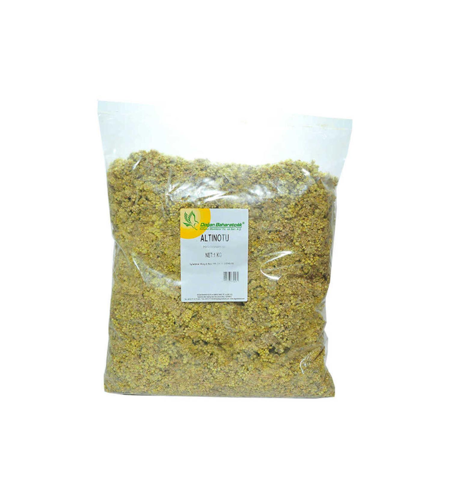 Astra Market Golden Flower Herb Natural Immortelle 1000 Gr Package