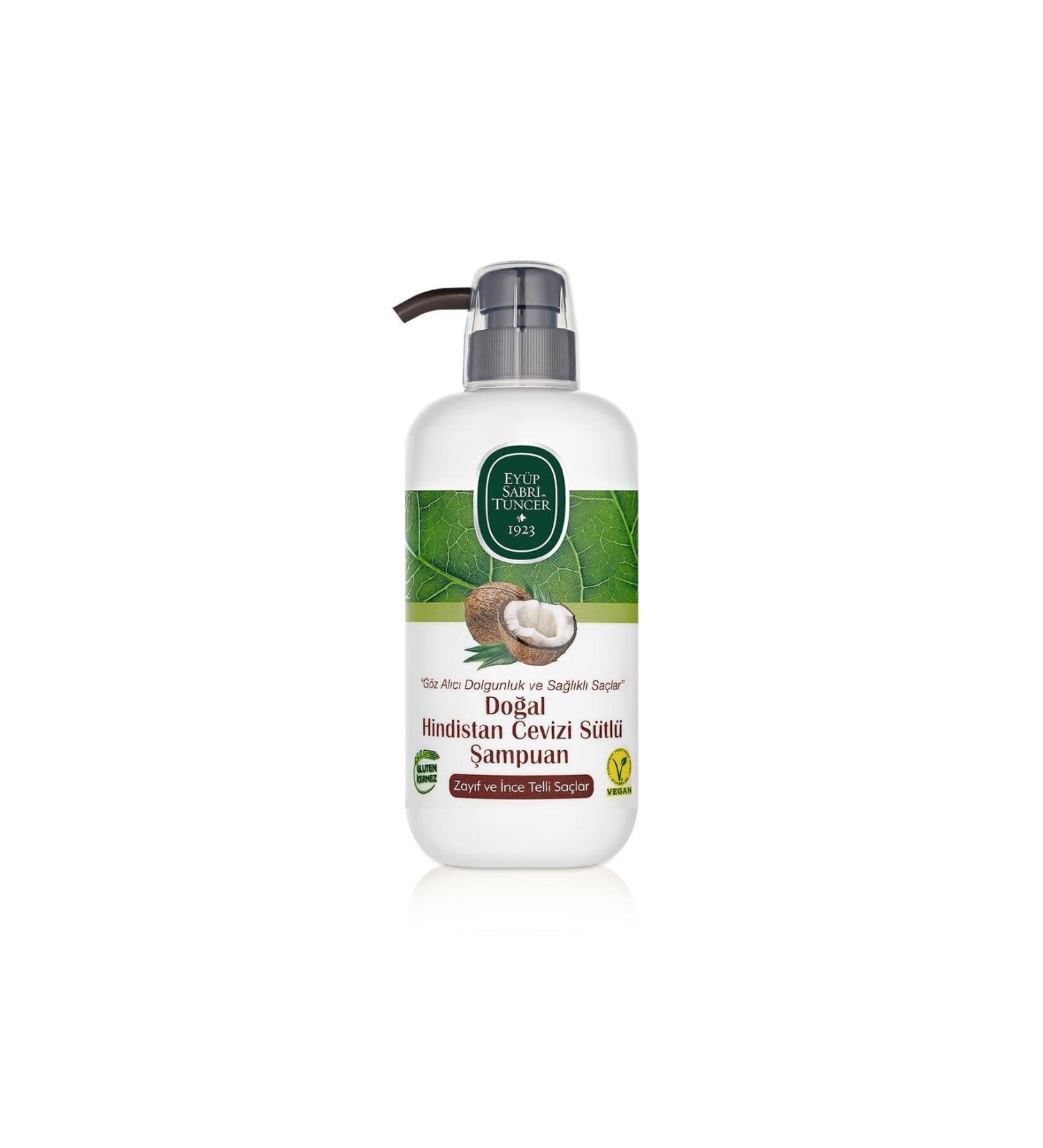 Ey p Sabri Tuncer Natural Coconut Milk Shampoo 600 ml - Buy Online on GoSupps.com