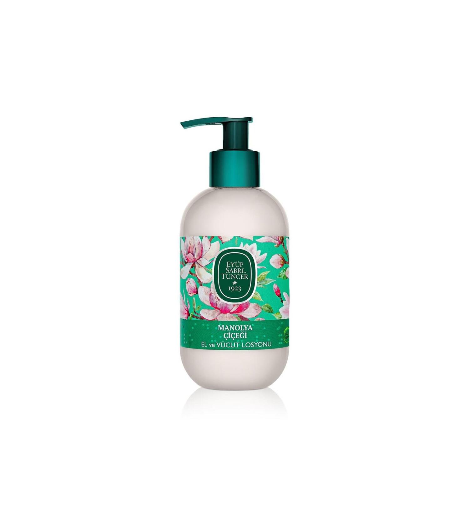Ey p Sabri Tuncer Magnolia Flower Natural Olive Oil Hand and Body Lotion 280 Ml