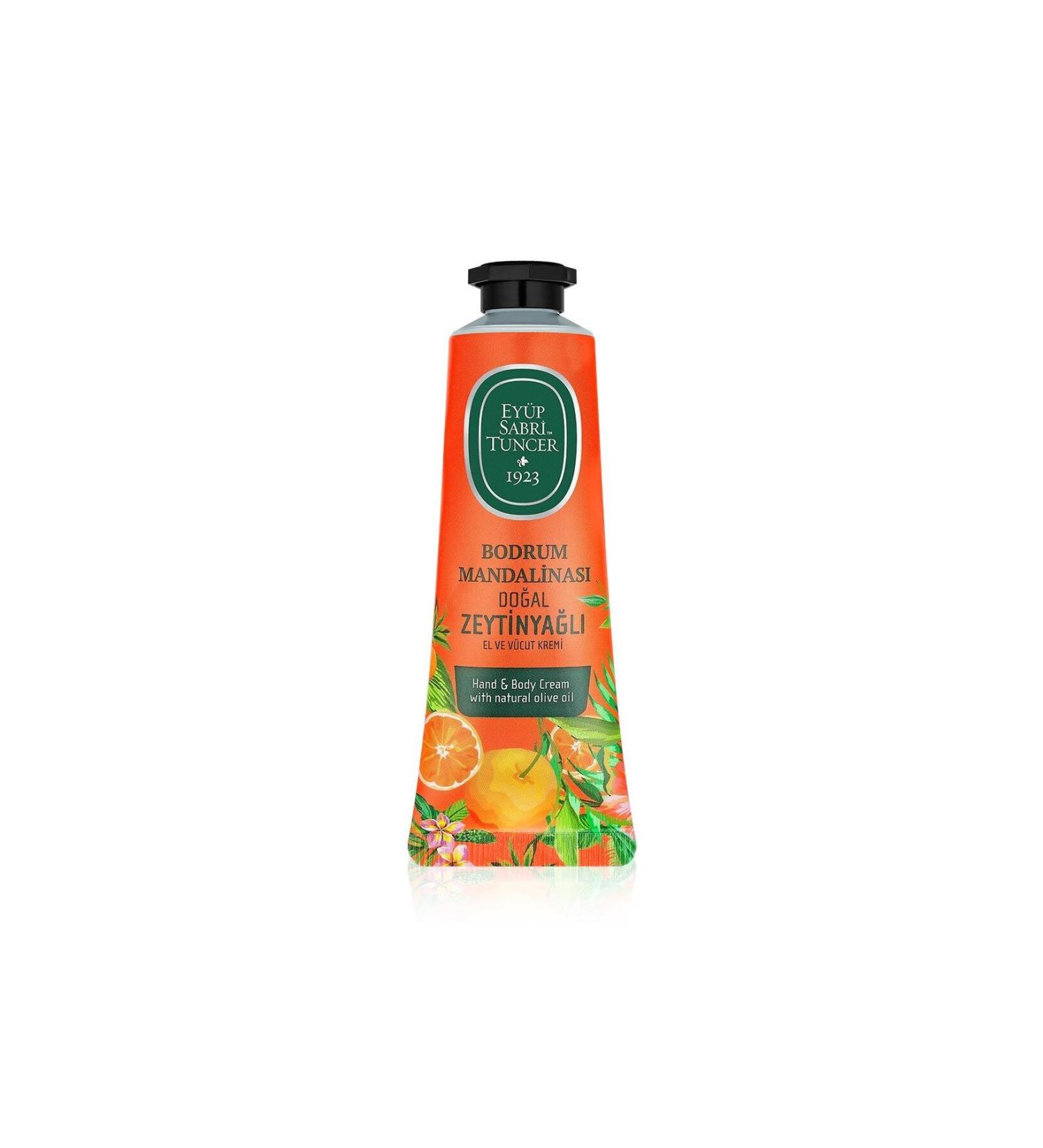 Ey p Sabri Tuncer Bodrum Mandarin Natural Olive Oil Hand and Body Cream 50 Ml