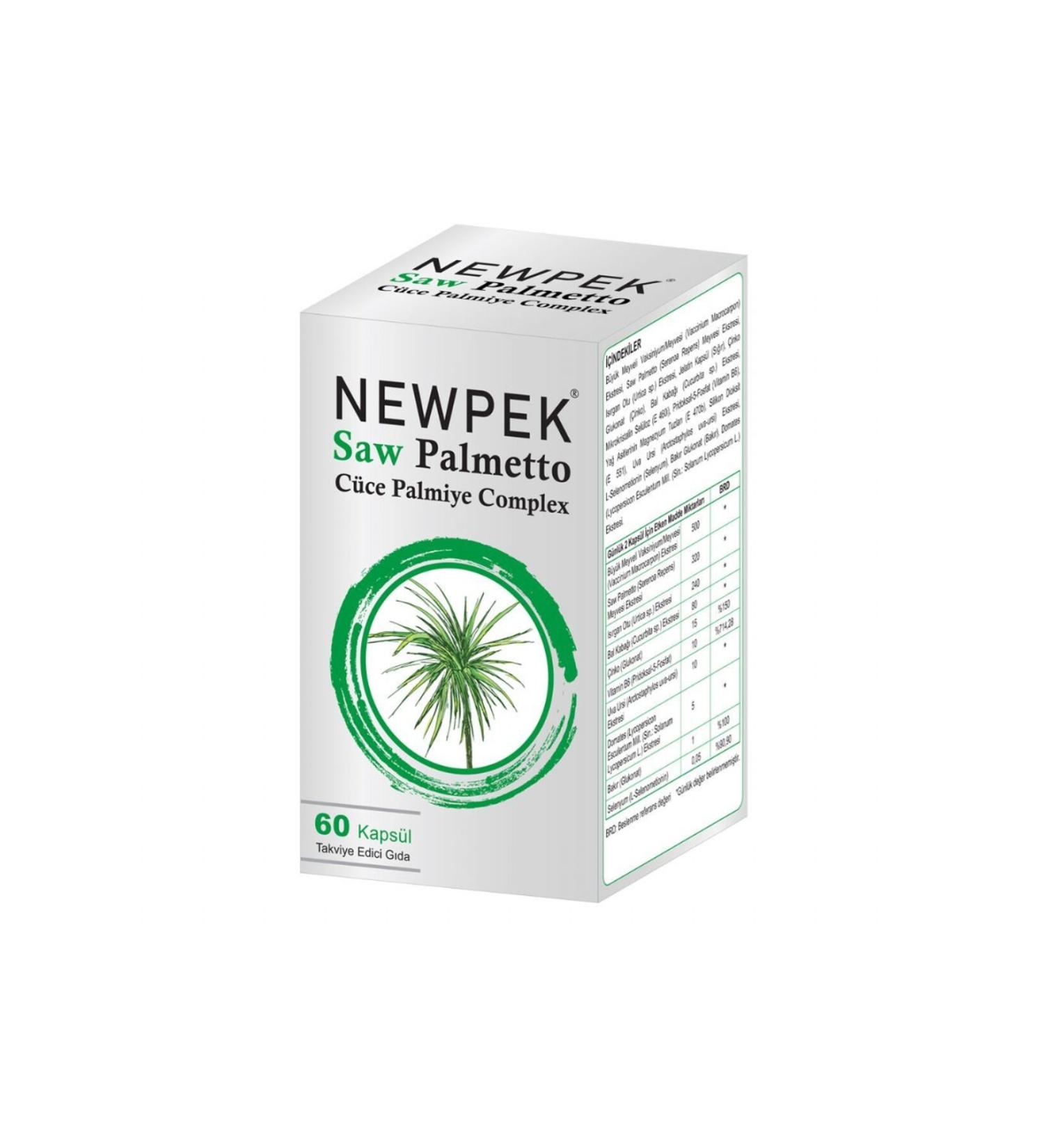 Newpek Saw Palmetto Complex 60 Capsules