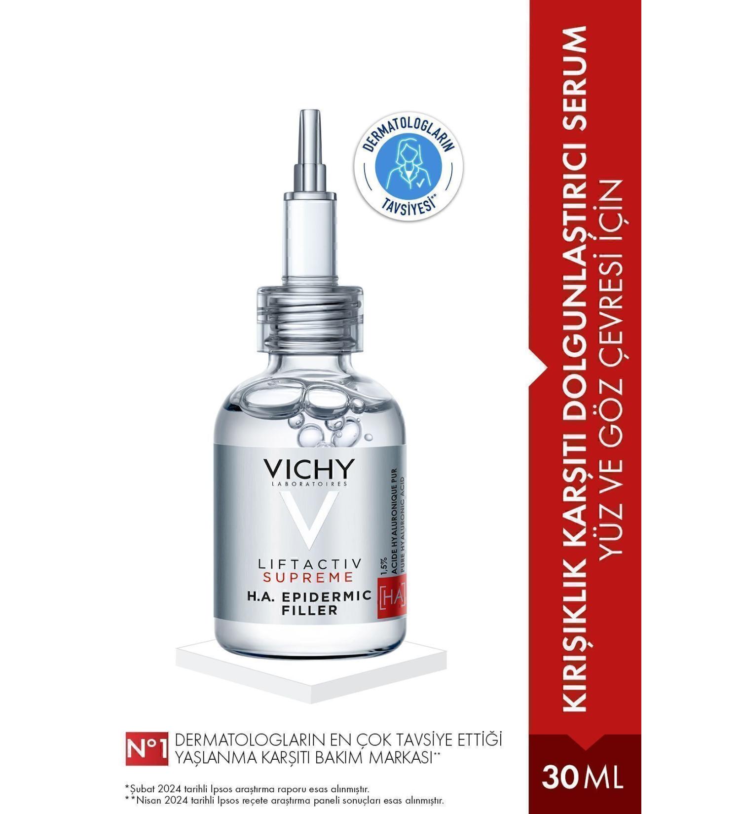Vichy BRIGHTENING SERUM WITH HYALURONIC ACID CONTENT REDUCING THE APPEARANCE OF WRINKLES - 30 ML Passi.4642 - Buy Online on GoSupps.com